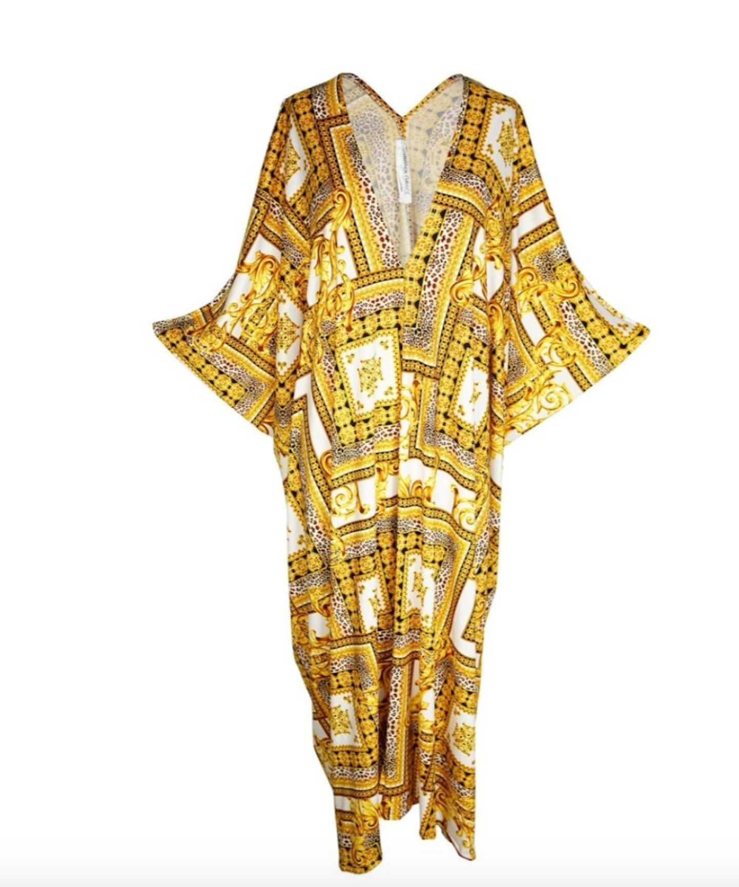 Wolf & Badger, Golden Villa Caftan Kaftan Dress