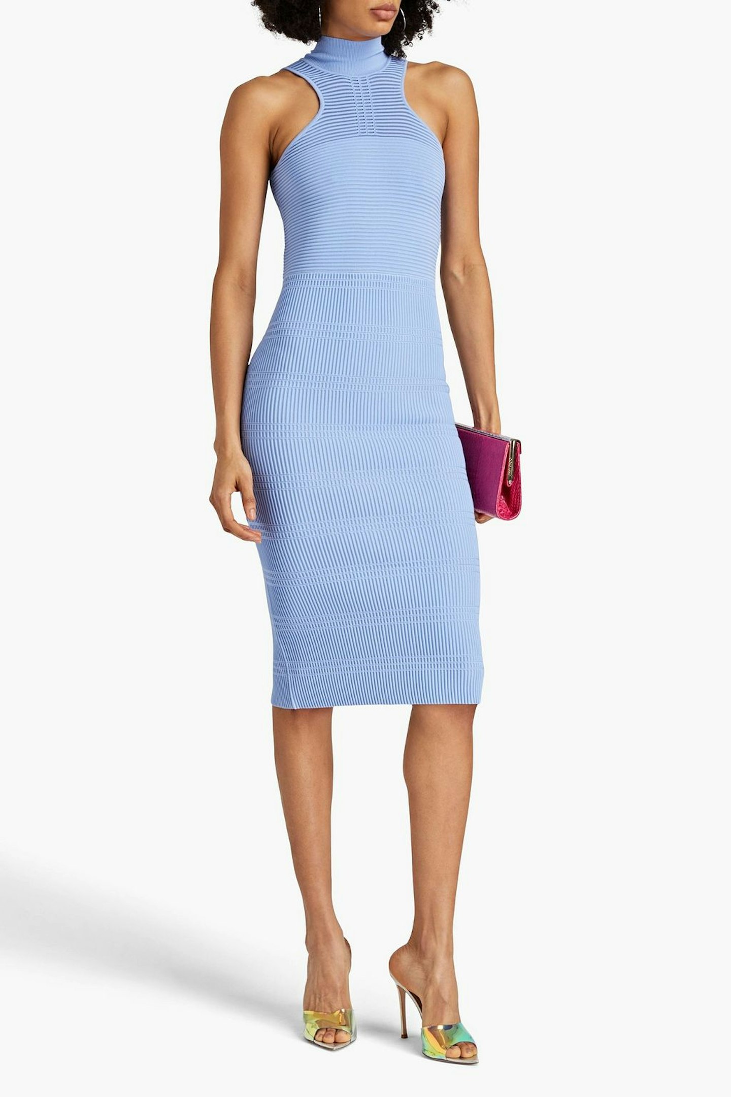 Hervé Léger, Ribbed-Knit Dress