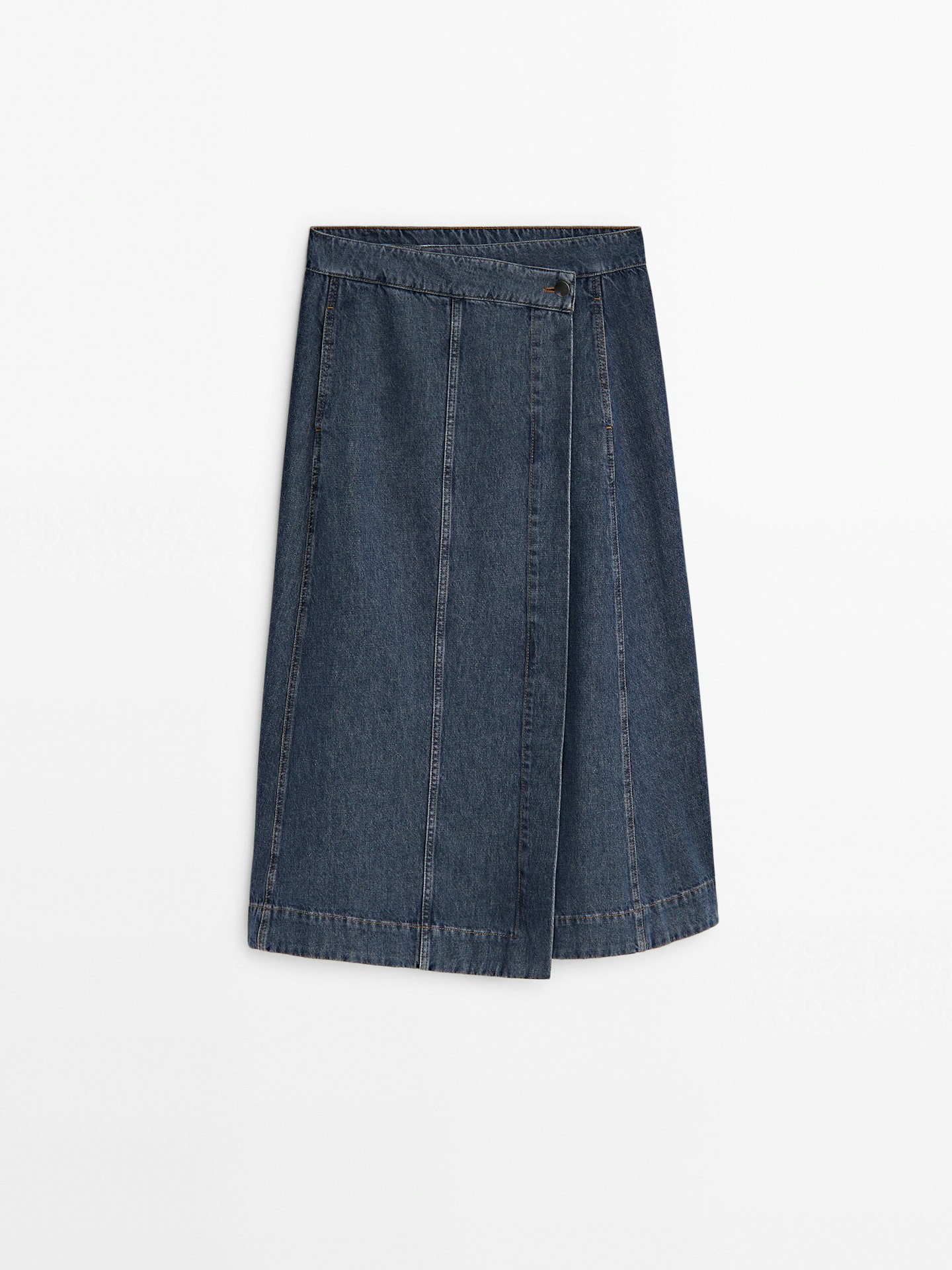 Massimo Dutti, Denim Wrap Skirt