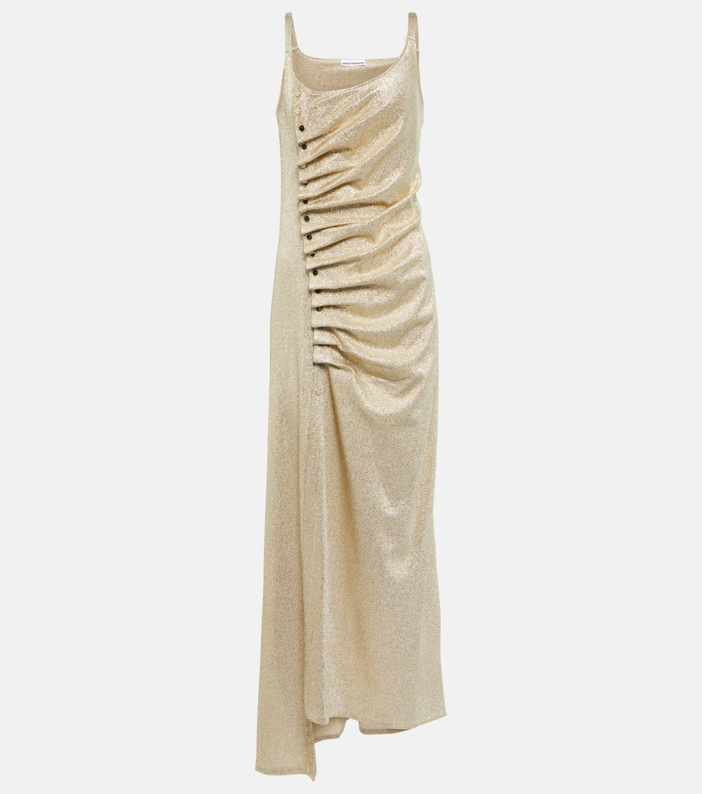 Rabanne Metallic Wrap Dress