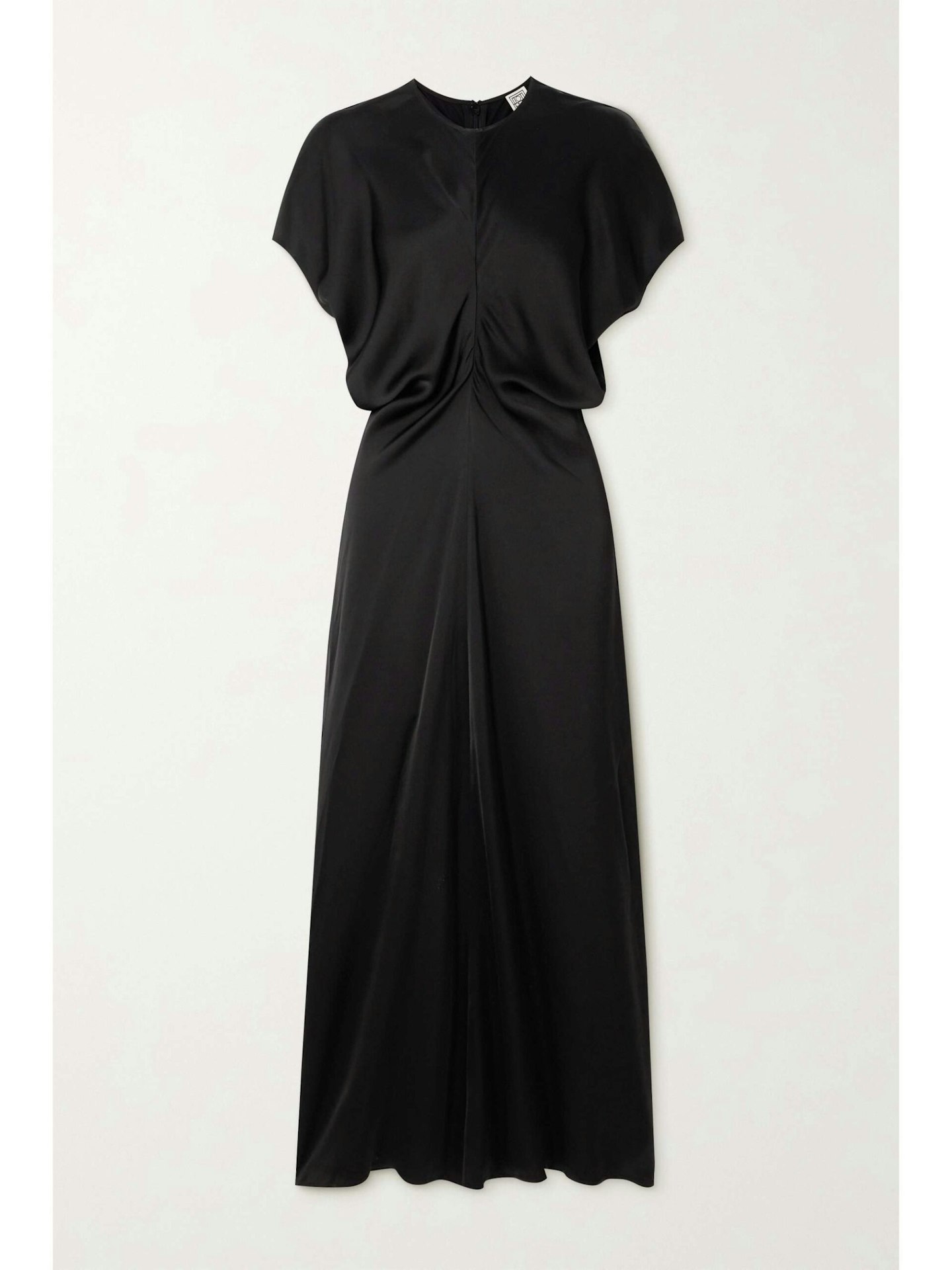 Toteme, Draped Satin Maxi Dress