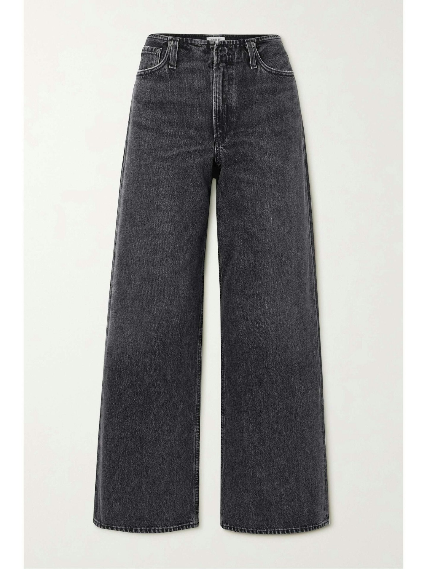 AGOLDE+ NET SUSTAIN Lex Low-rise Wide-leg Organic Jeans