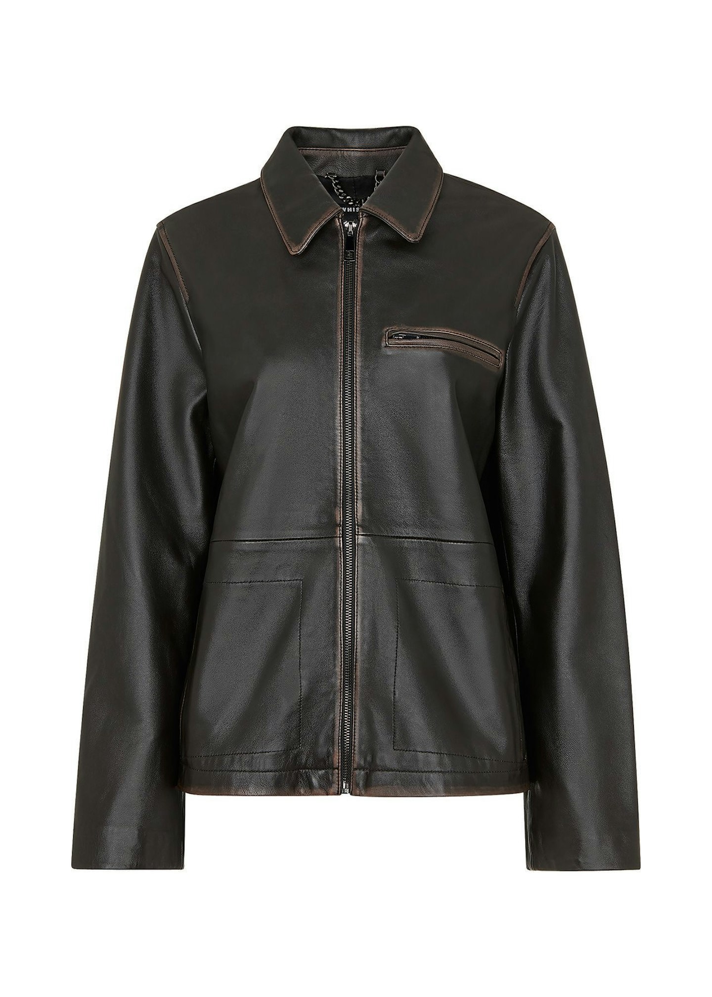 whistles leather jacket spring jackets