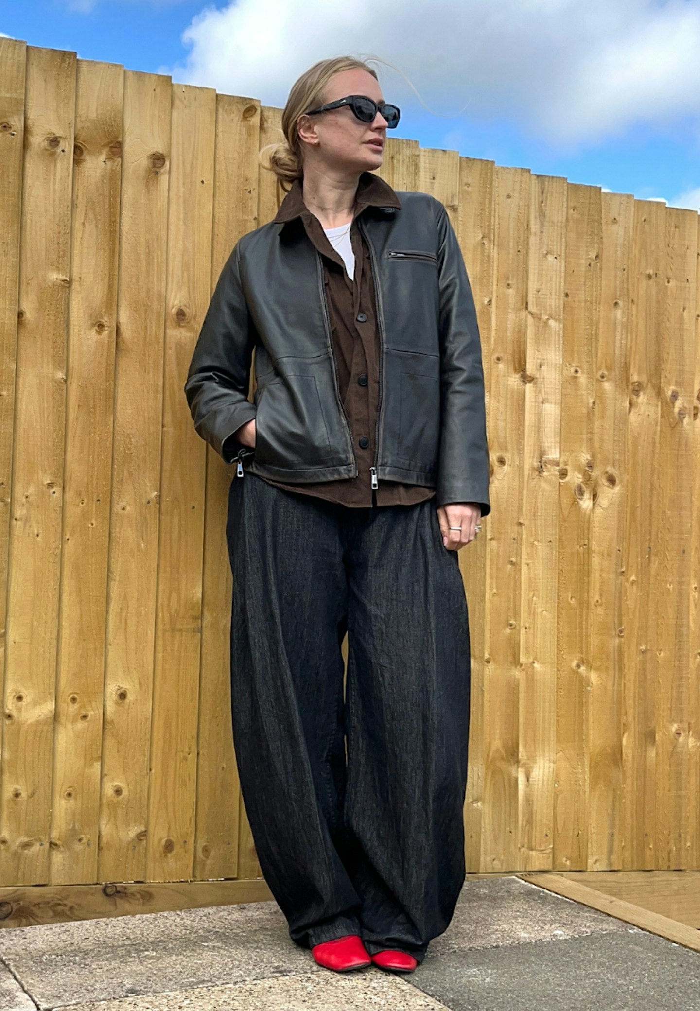 Whistles leather jacket