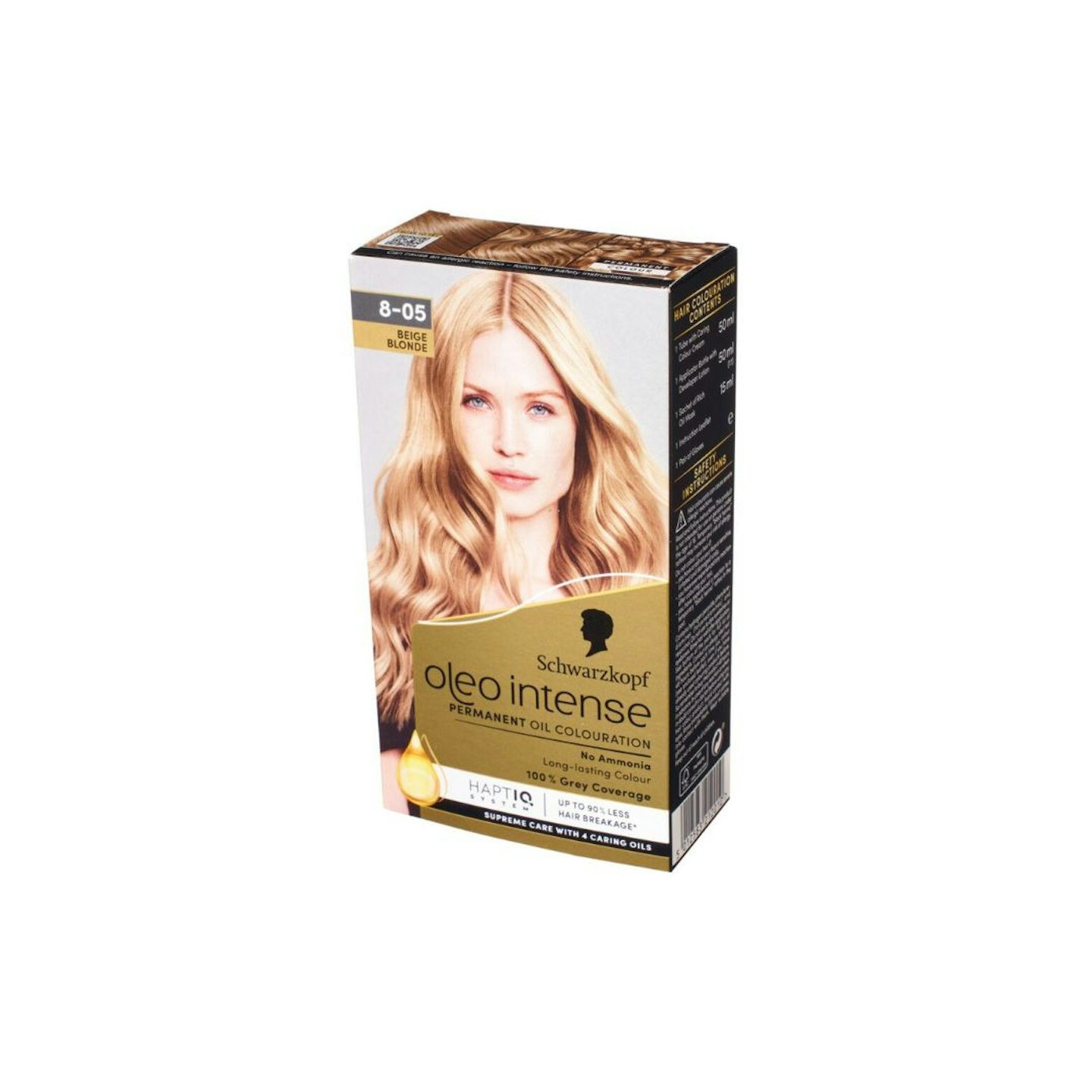 Schwarzkopf Oleo Intense 8-05 Beige Blonde Permanent Hair Colour