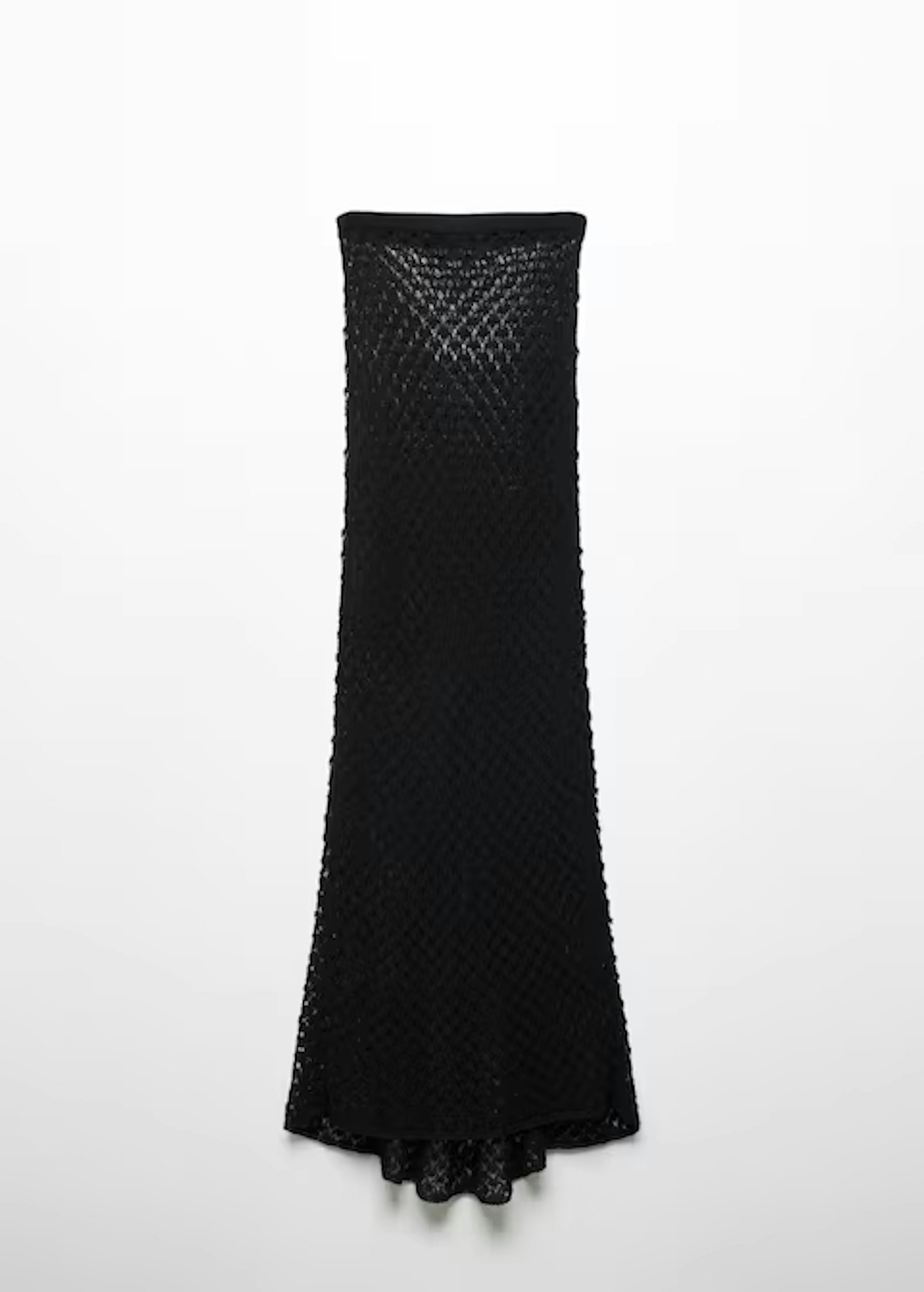 black crochet skirt 