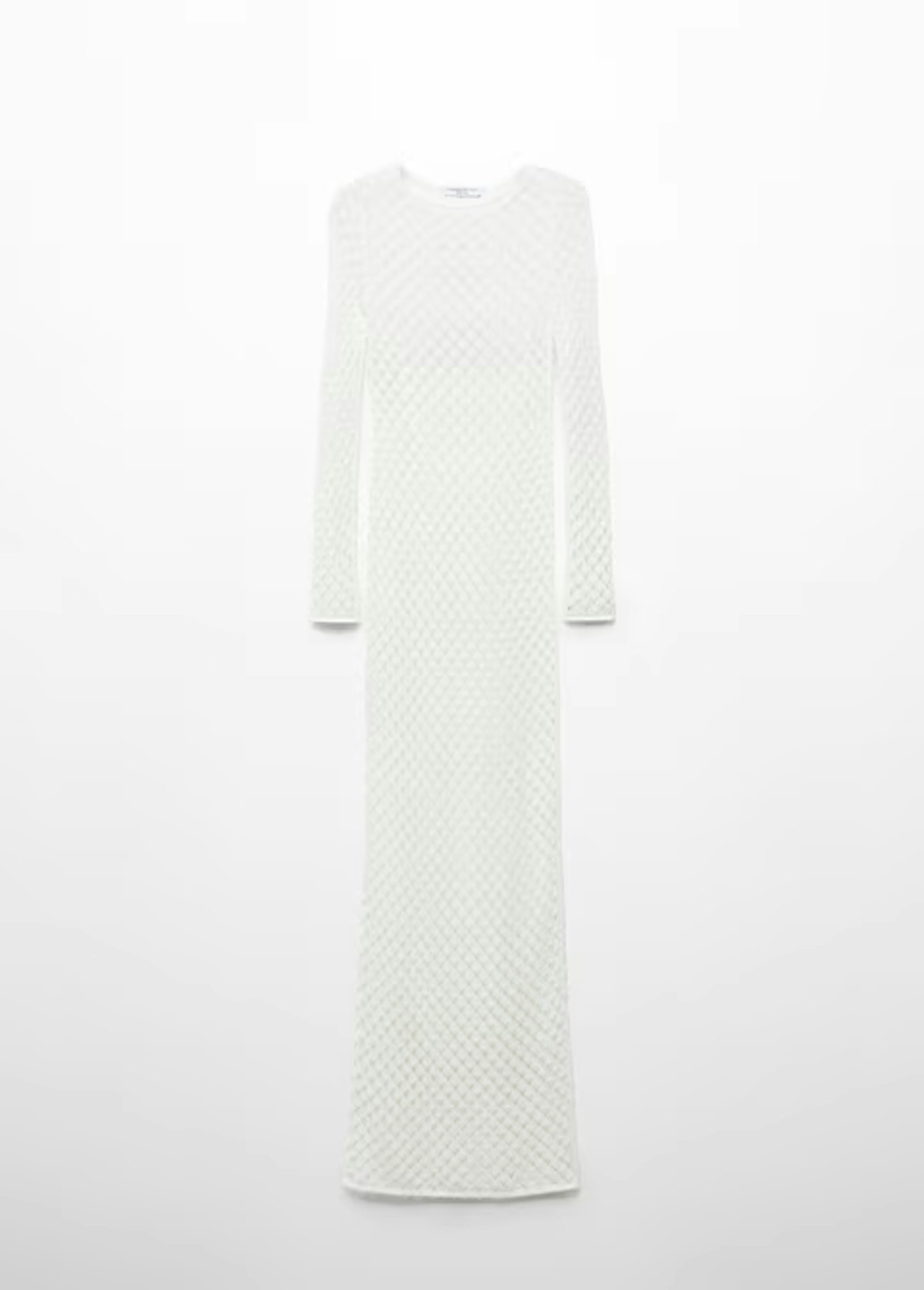 mango victoria beckham crochet dress 