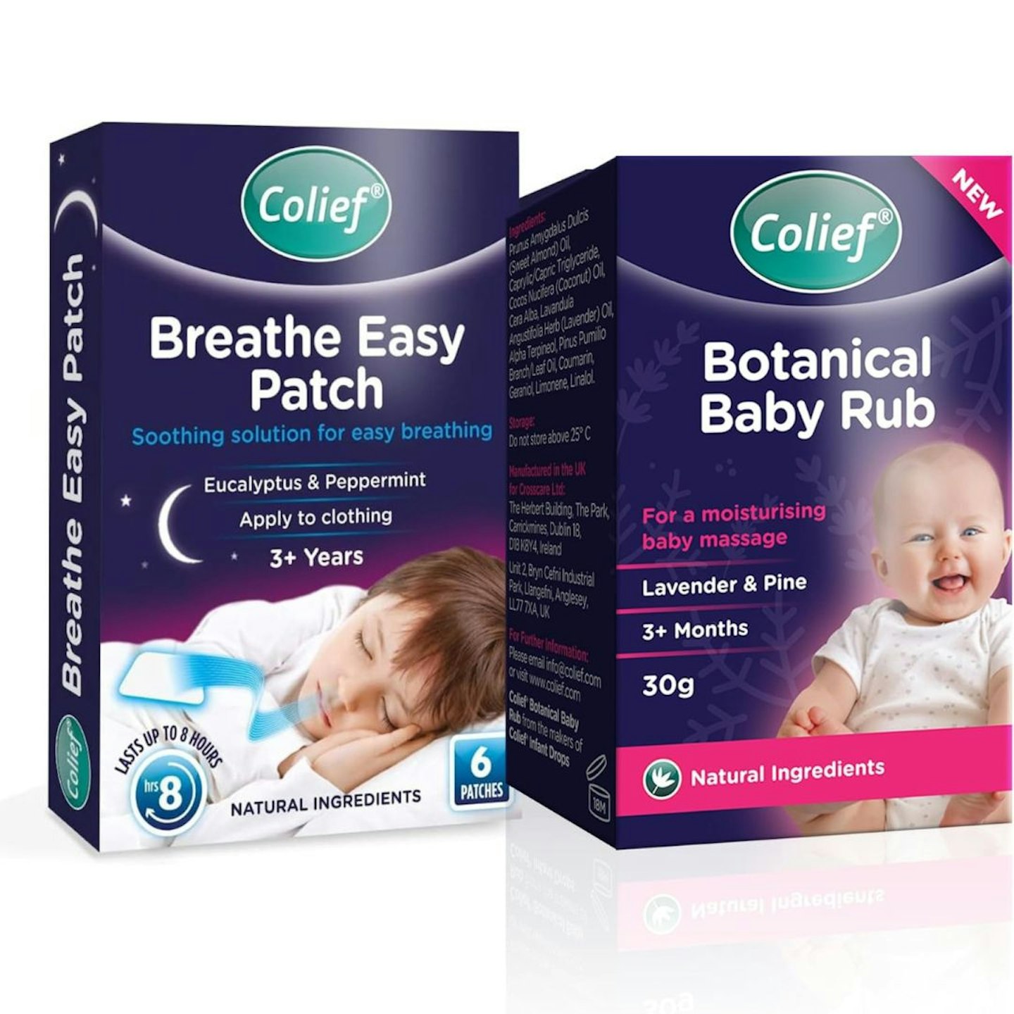  Colief Botanical Baby Rub & Patches Bundle