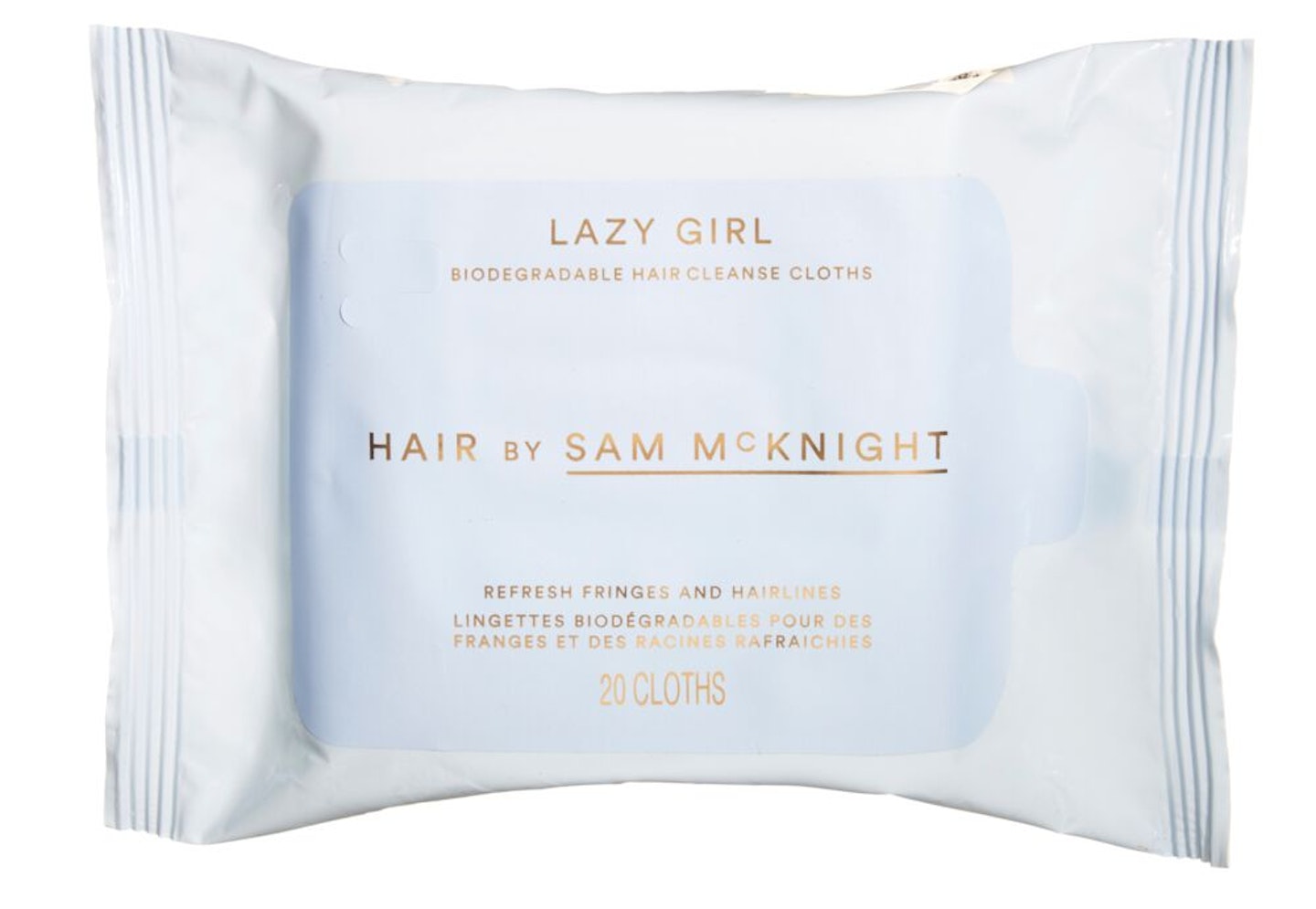 Hair by Sam McKnight Lazy Girl Biodegradable Cleanse Cloths