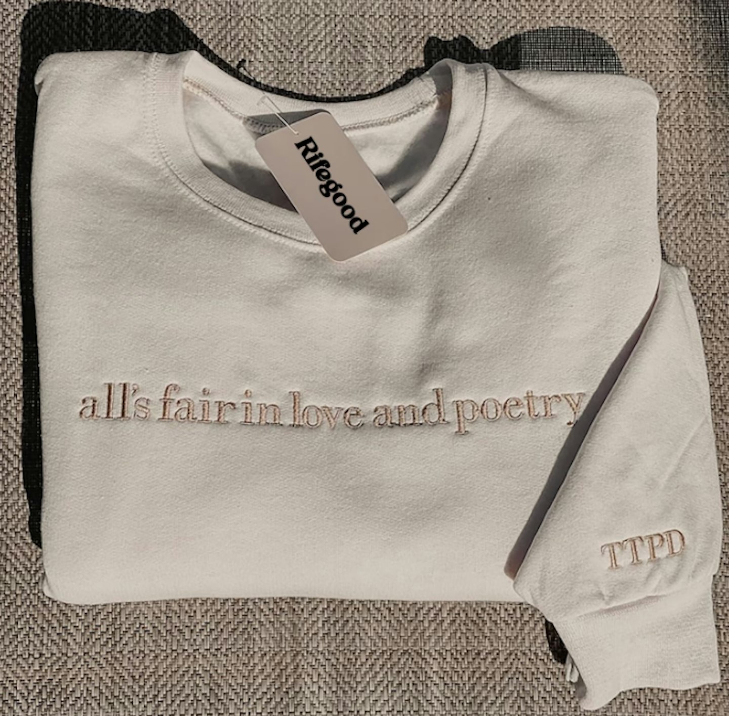 The Tortured Poets Department Embroidered Jumper