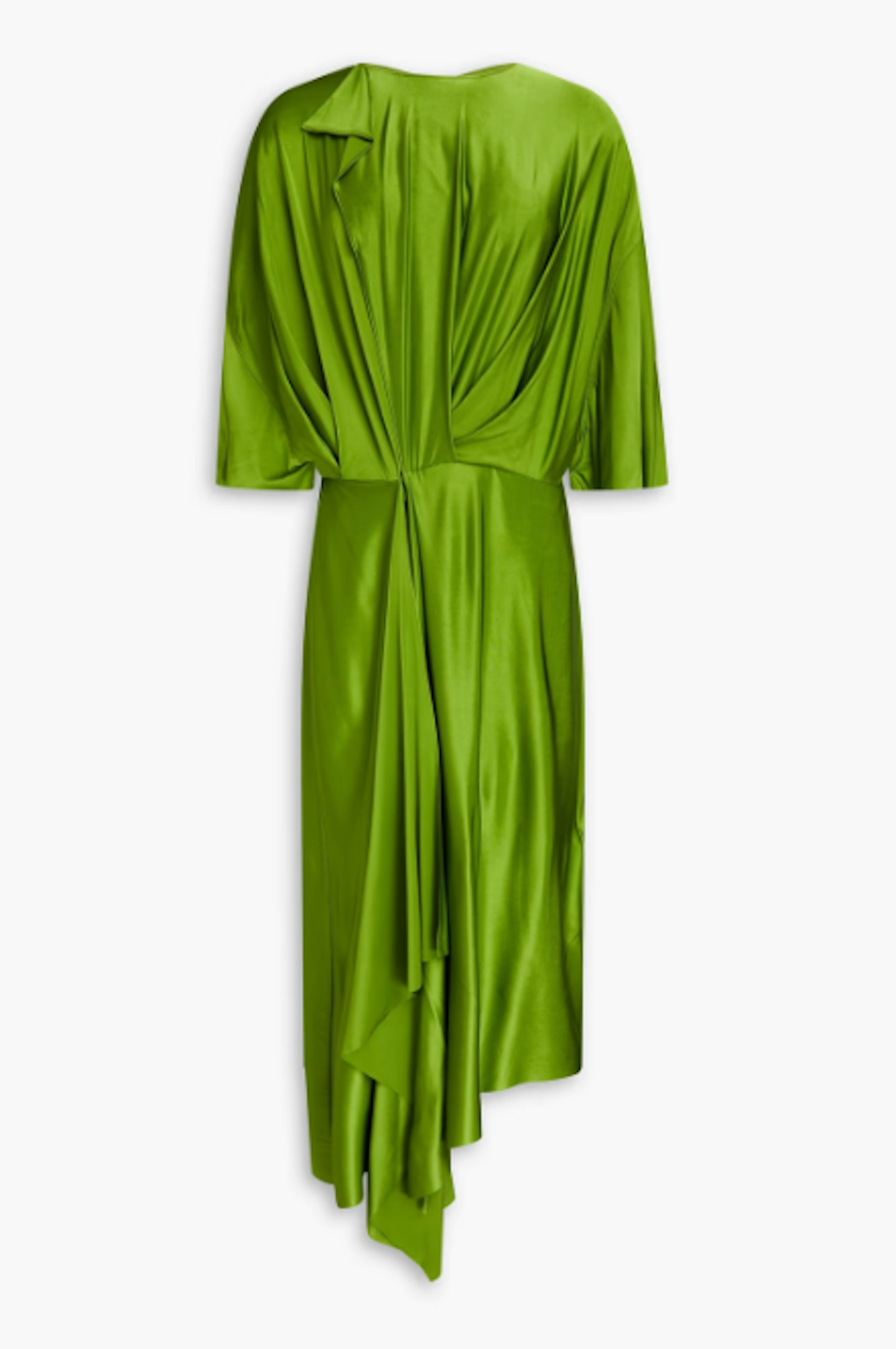 Victoria Beckham Draped Midi Dress