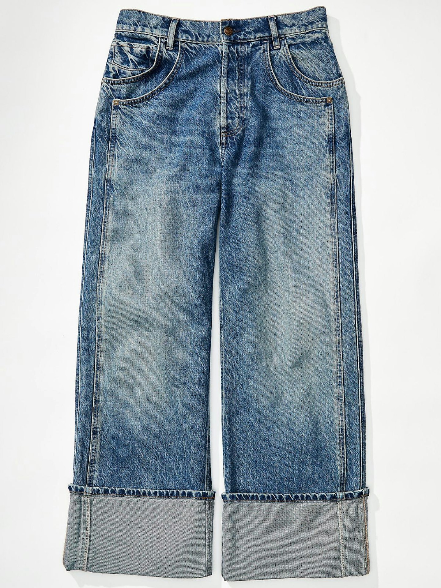 We Are The Free Final Countdown Cuffed Low-Rise Jeans