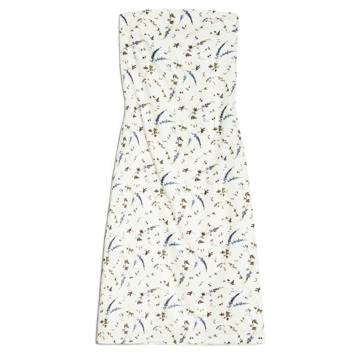 Albaray, Sprig Pressed Floral Bandeau Dress