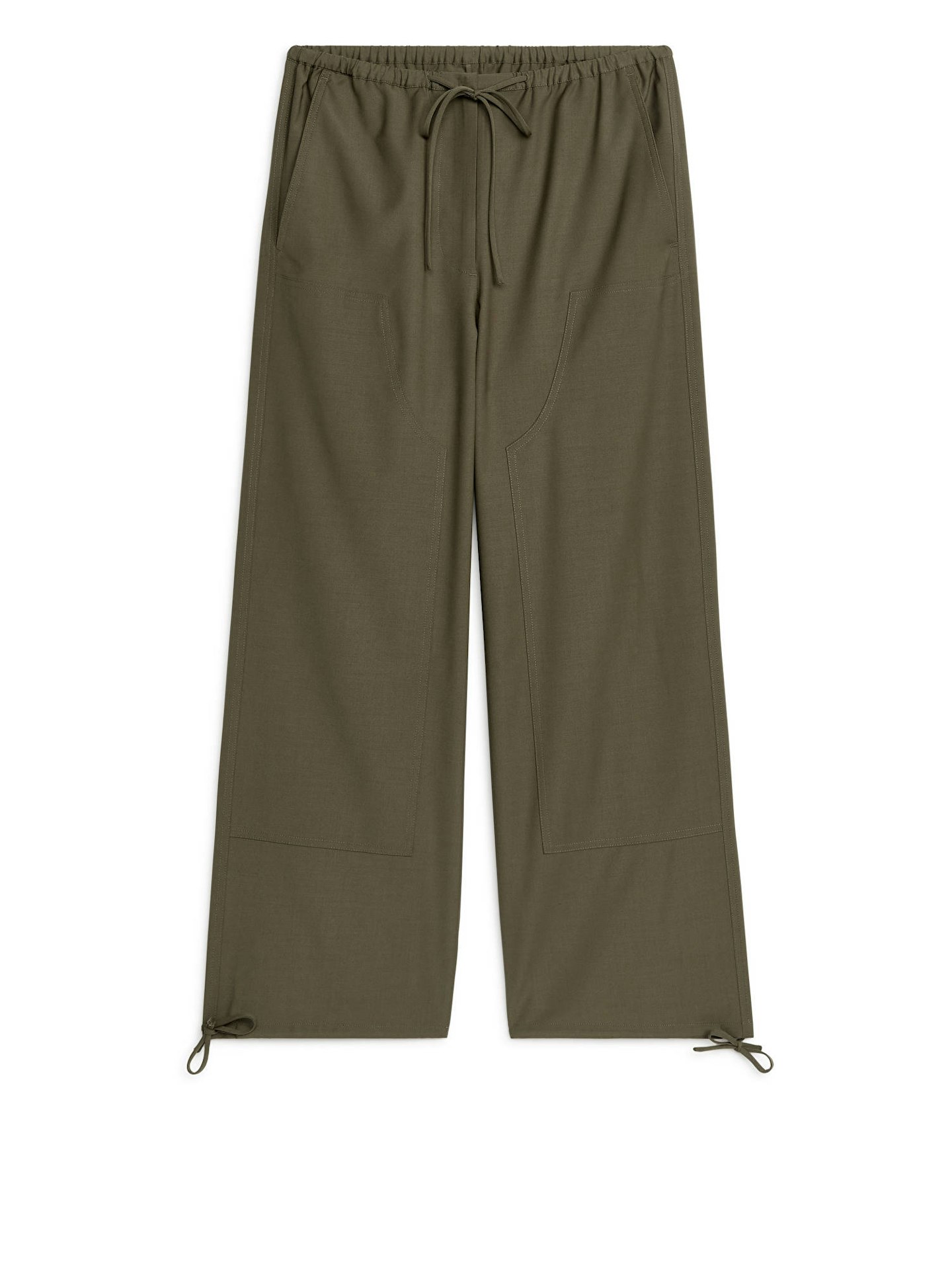 Arket, Wool Twill Cargo Trousers