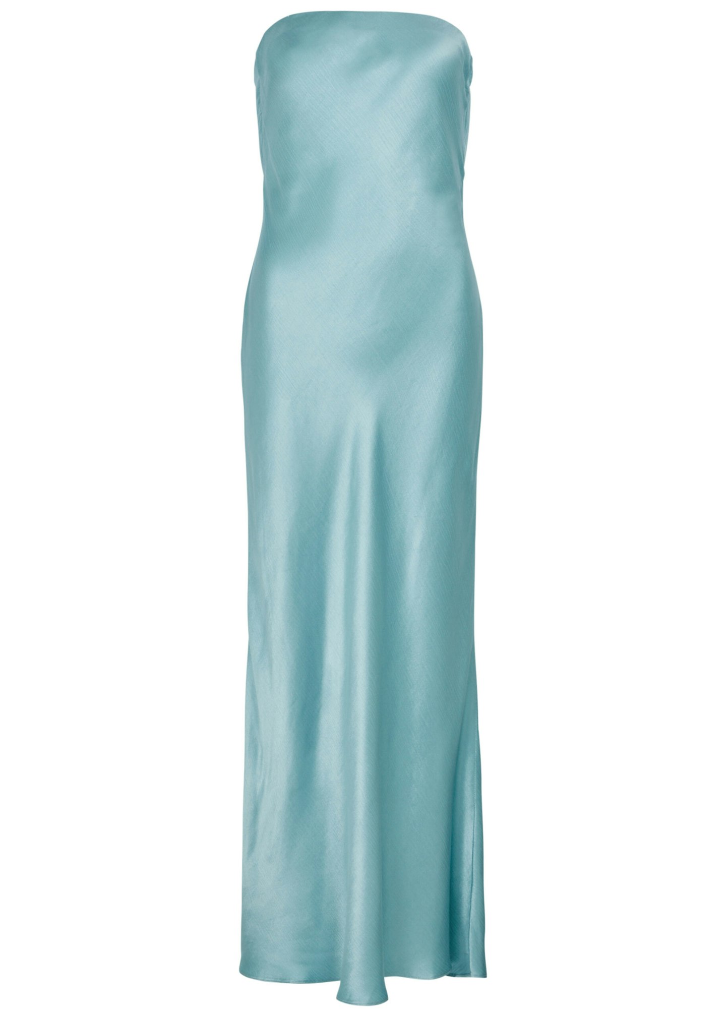 Bec & Bridge, Moon Dance Strapless Satin Maxi Dress