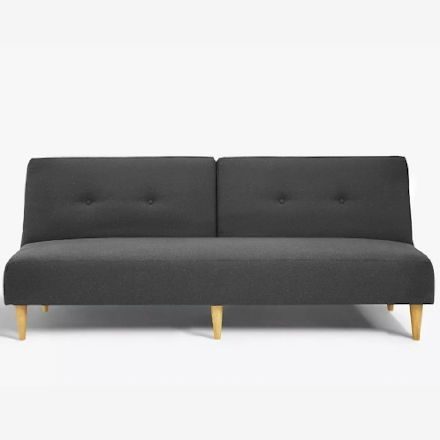 ANYDAY John Lewis Clapton Fixed Back Sofa Bed, Light Leg