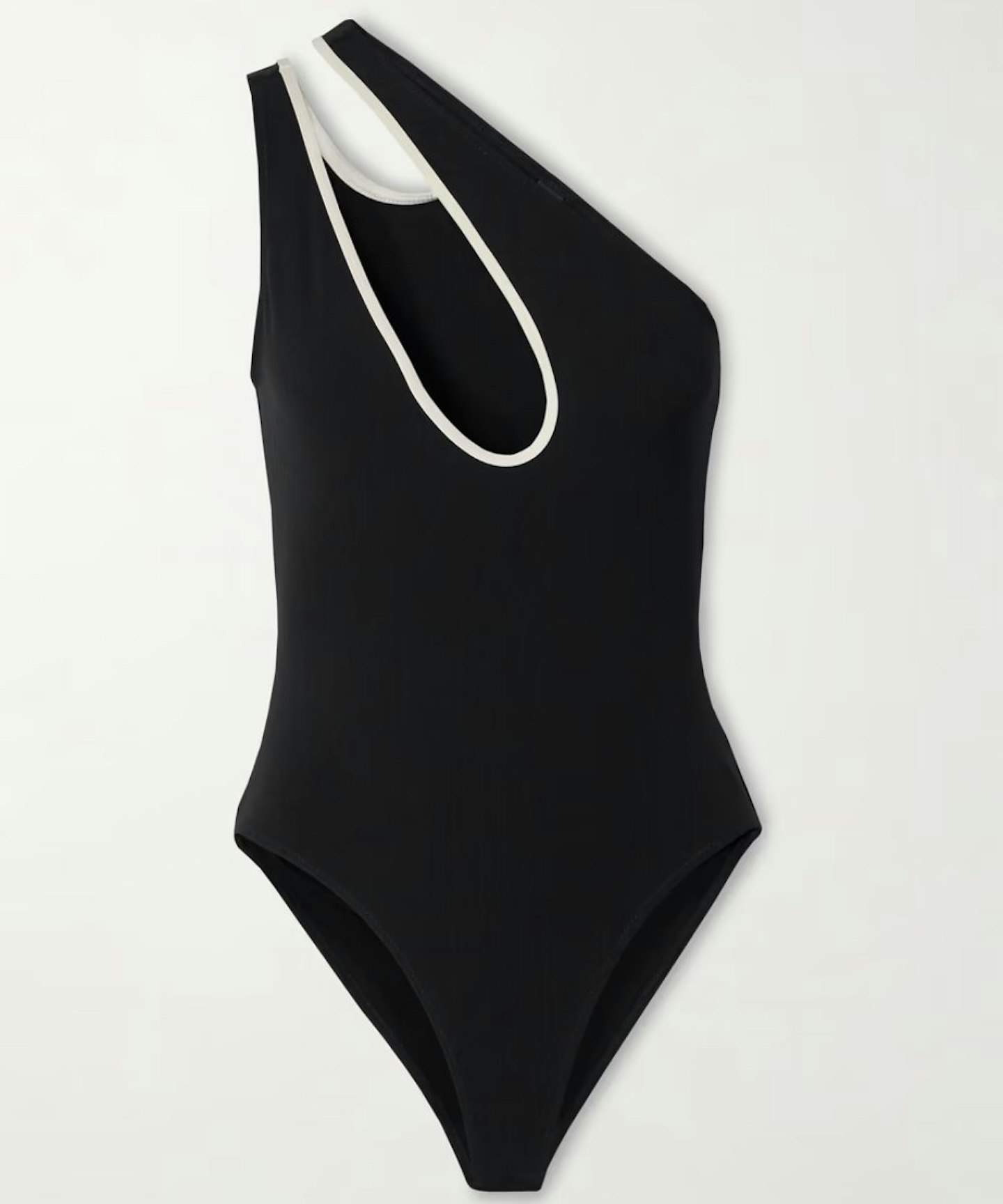 One-Shoulder Cutout Swimsuit