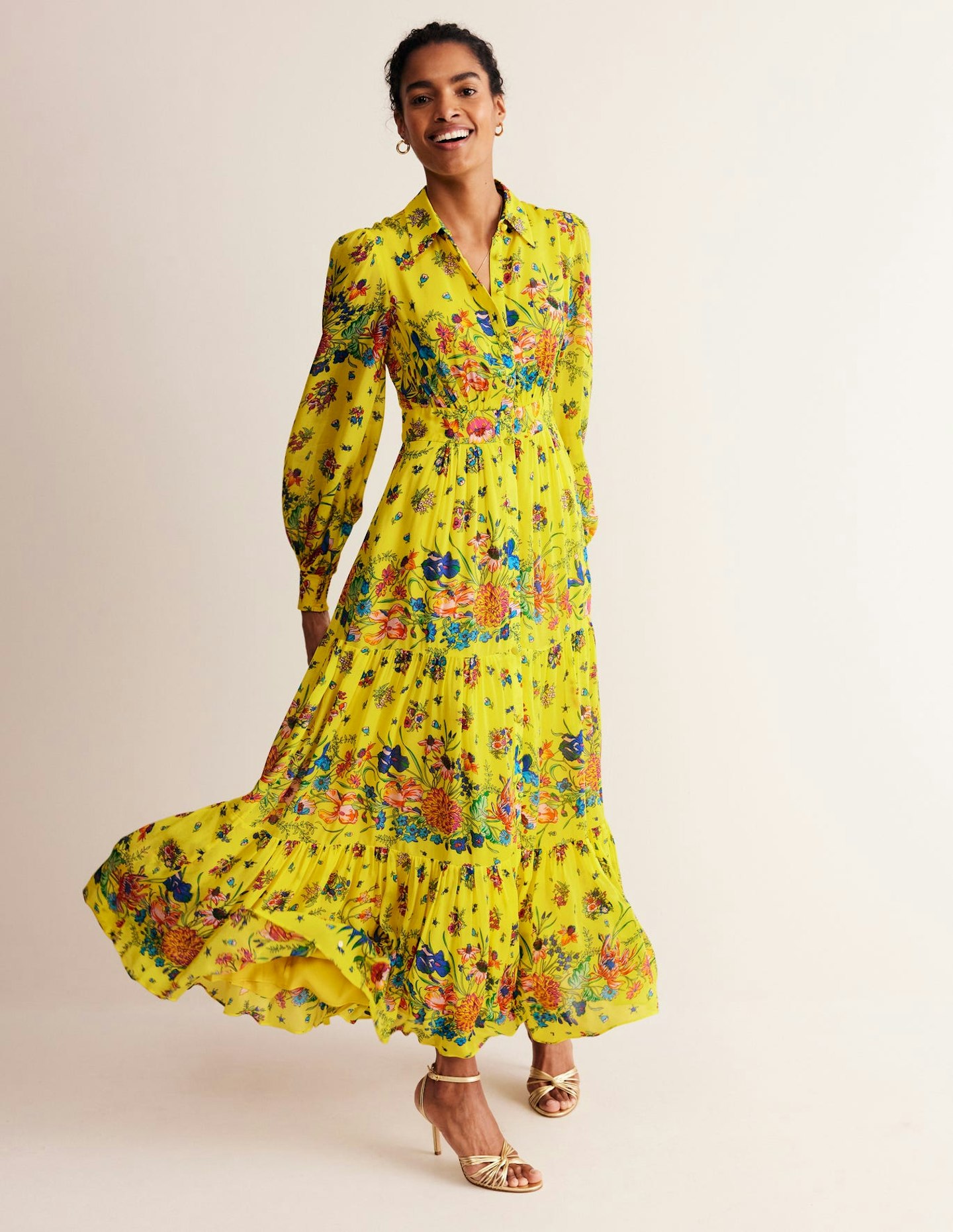 Boden, Occasion Maxi Shirt Dress