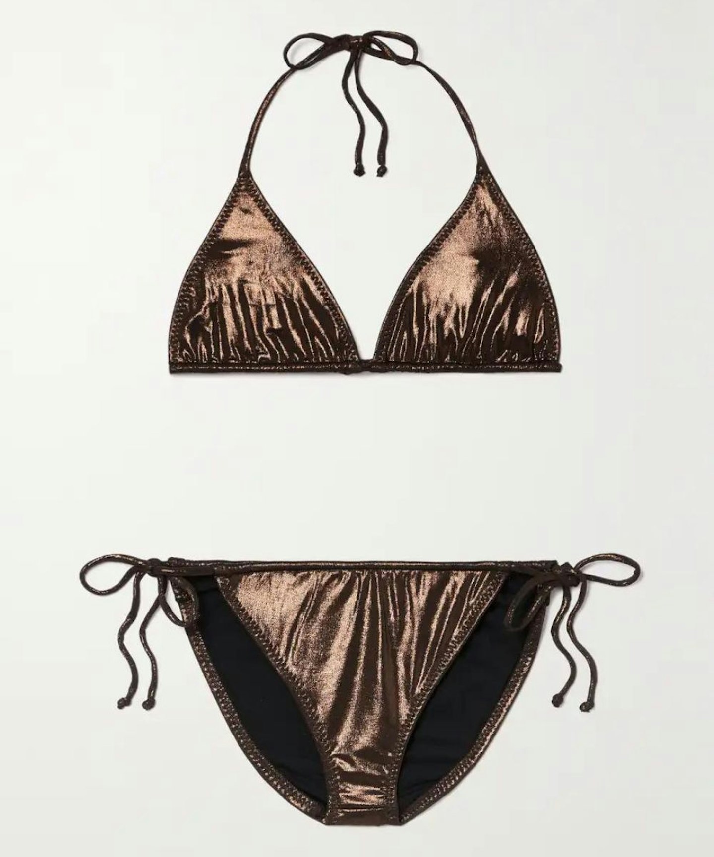 Metallic Halterneck Bikini