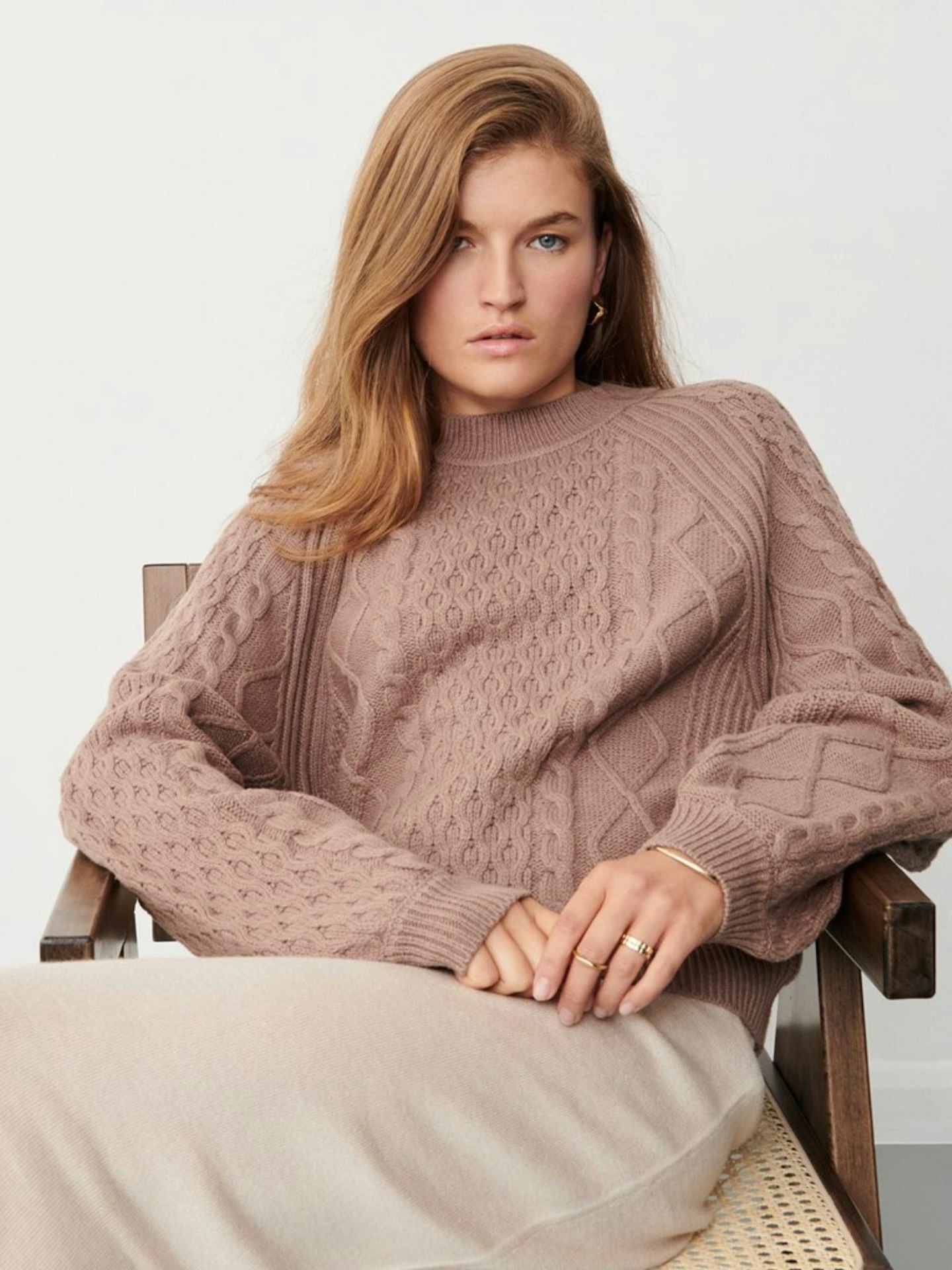 Finery, Ellie Cable Knit Jumper