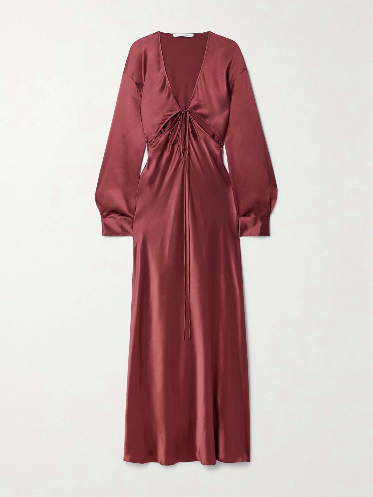 Christopher Esber, Triquetra Cut-Out Silk-Satin Maxi Dress