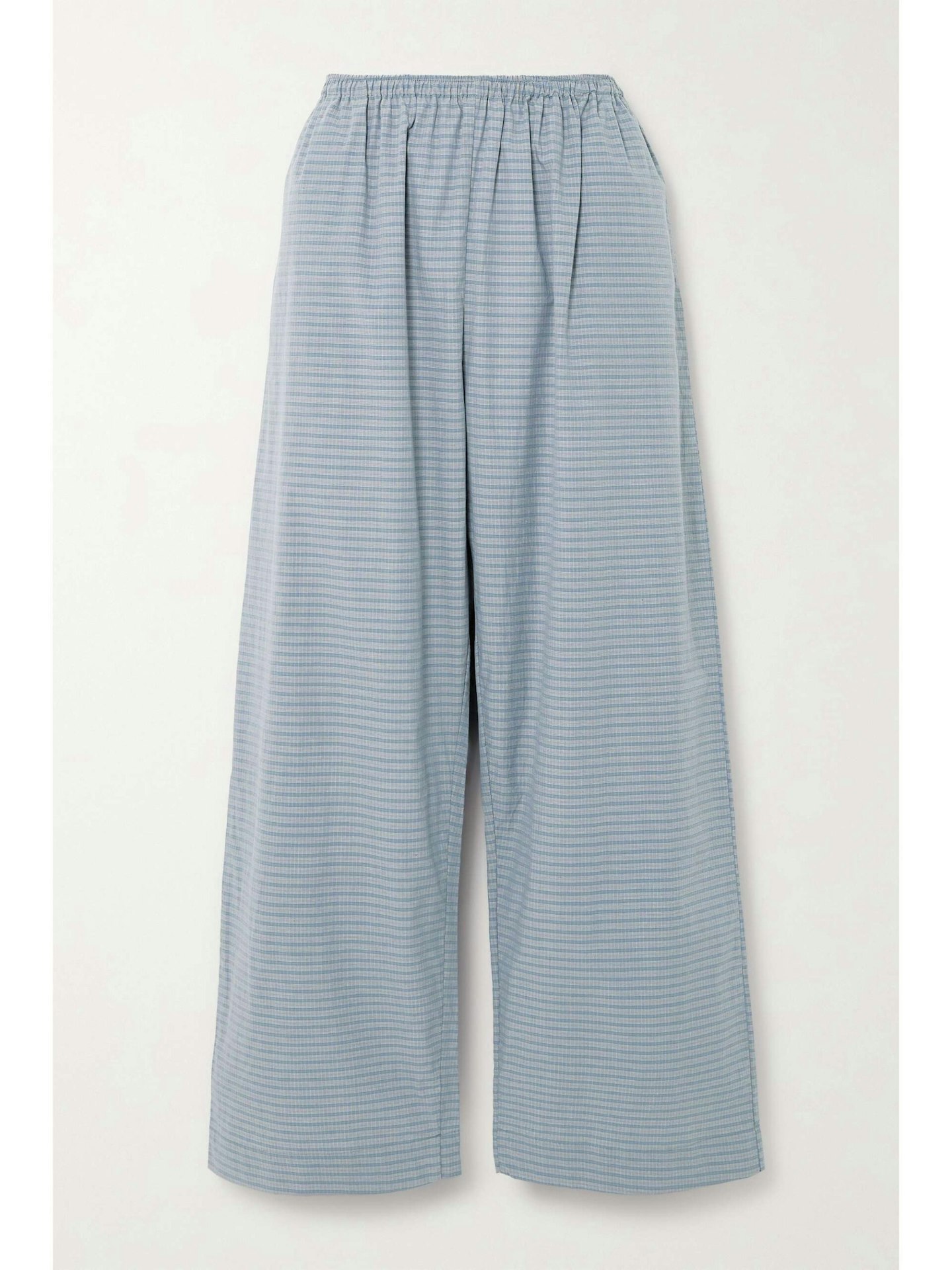 Deiji Studios, Ease Checked Organic Cotton Pants