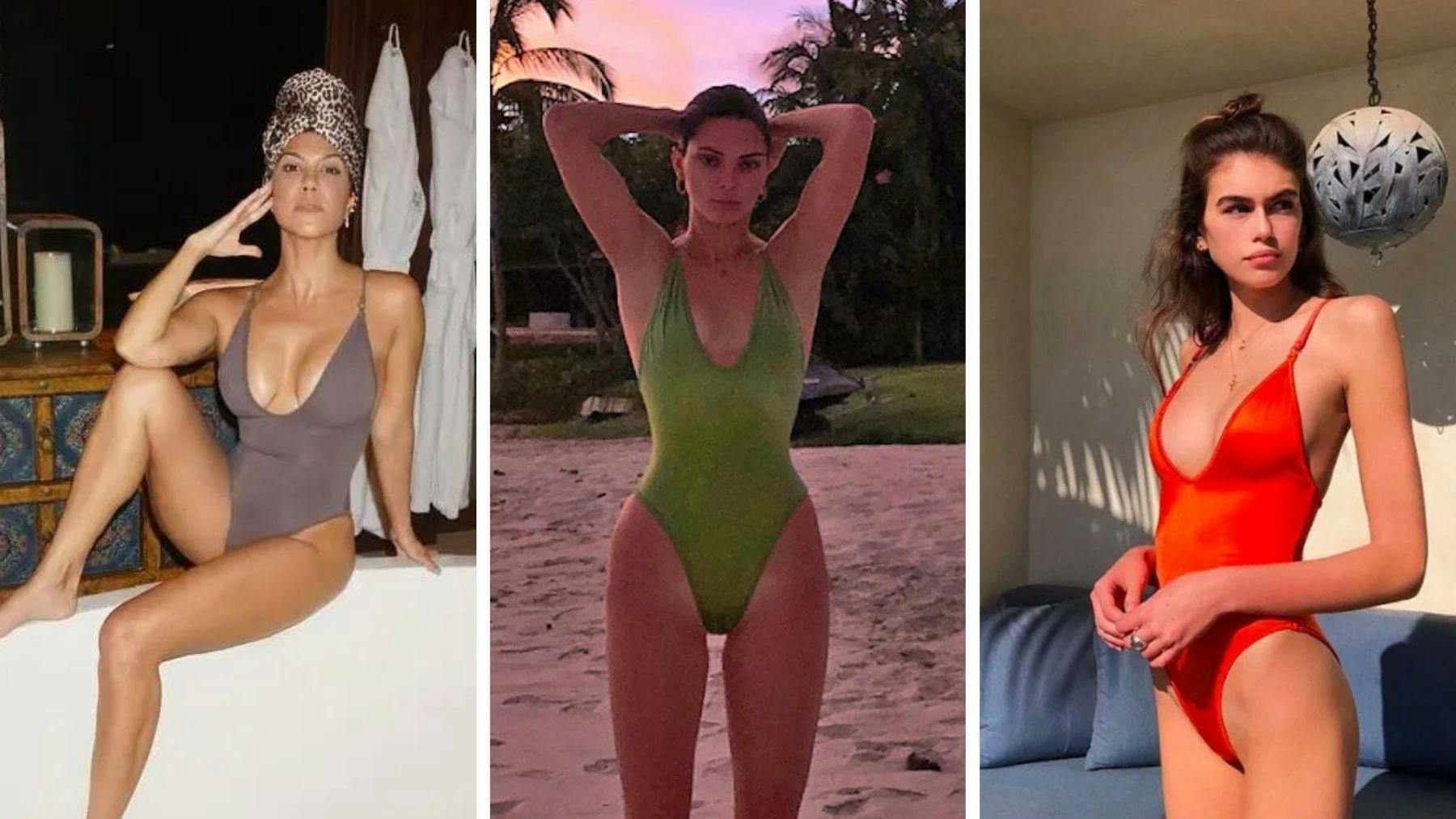 Kendall jenner swimsuit one piece online