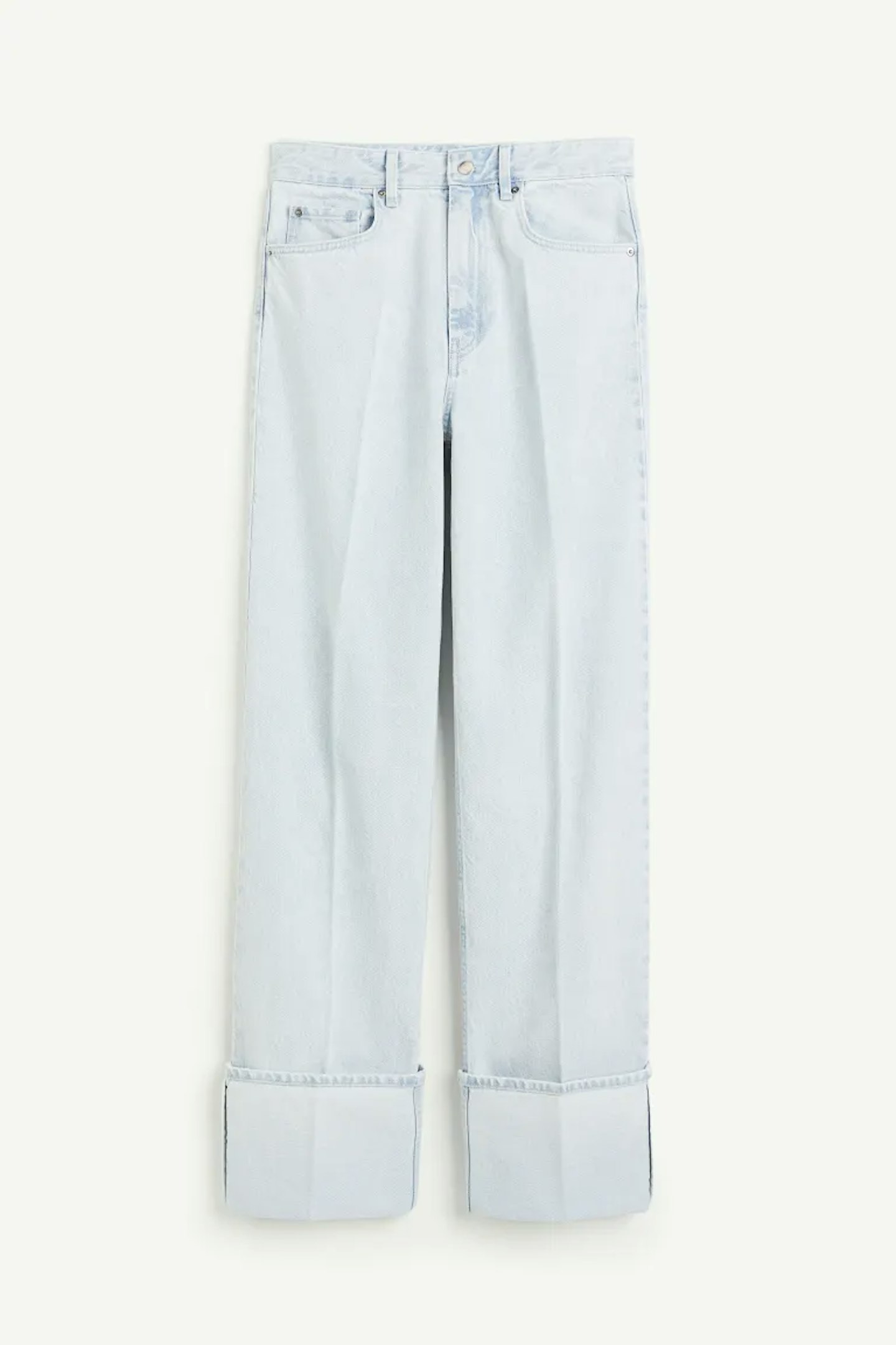 H&M, Straight High Fold-up Jeans