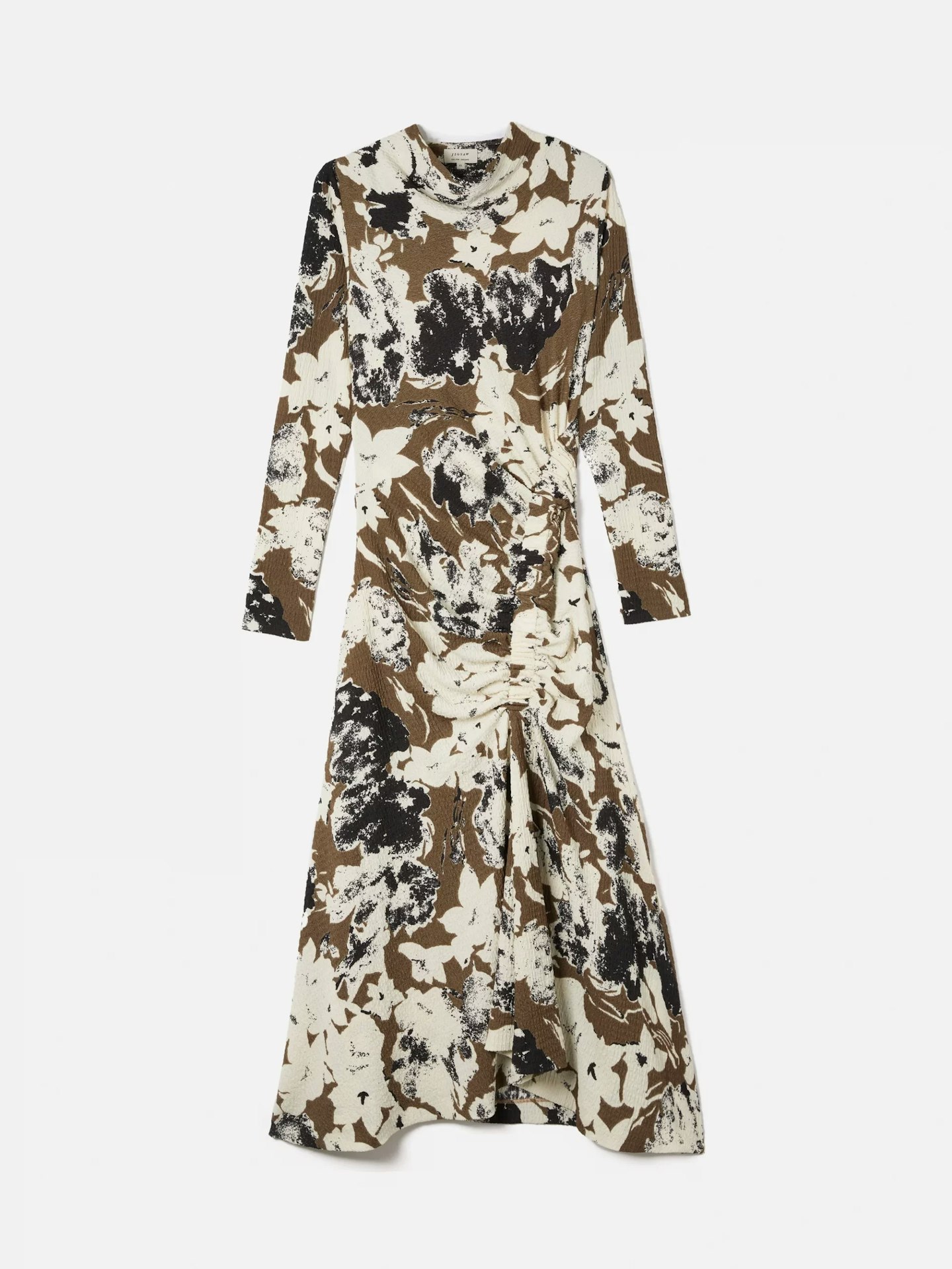 Jigsaw, Floral Echo Ruched Dress