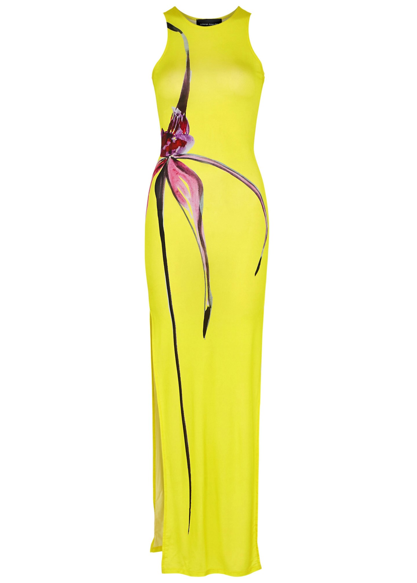 Louisa Ballou, Sea Breeze Printed Stretch-Jersey Maxi Dress