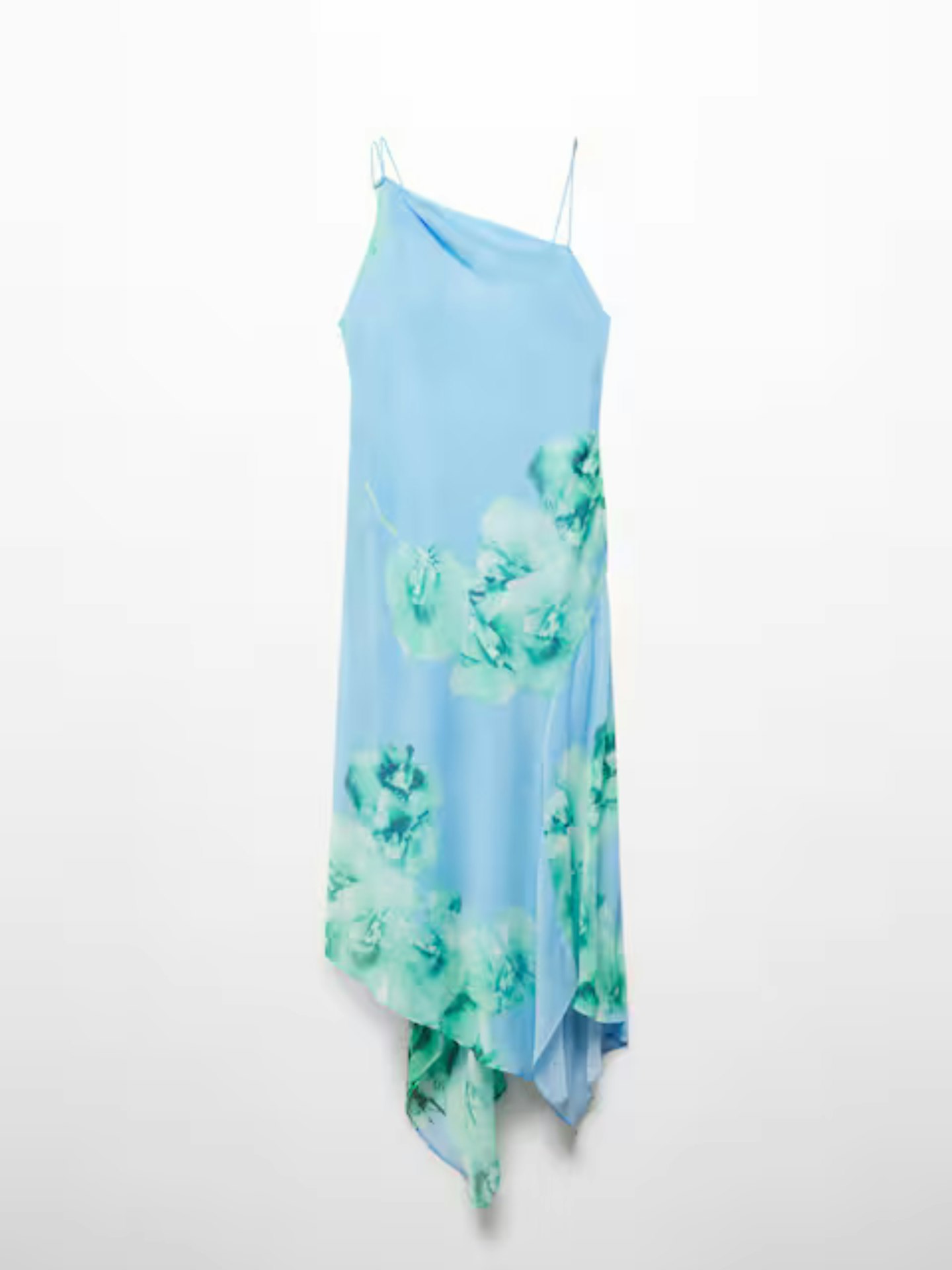 Mango Asymmetrical Floral Dress