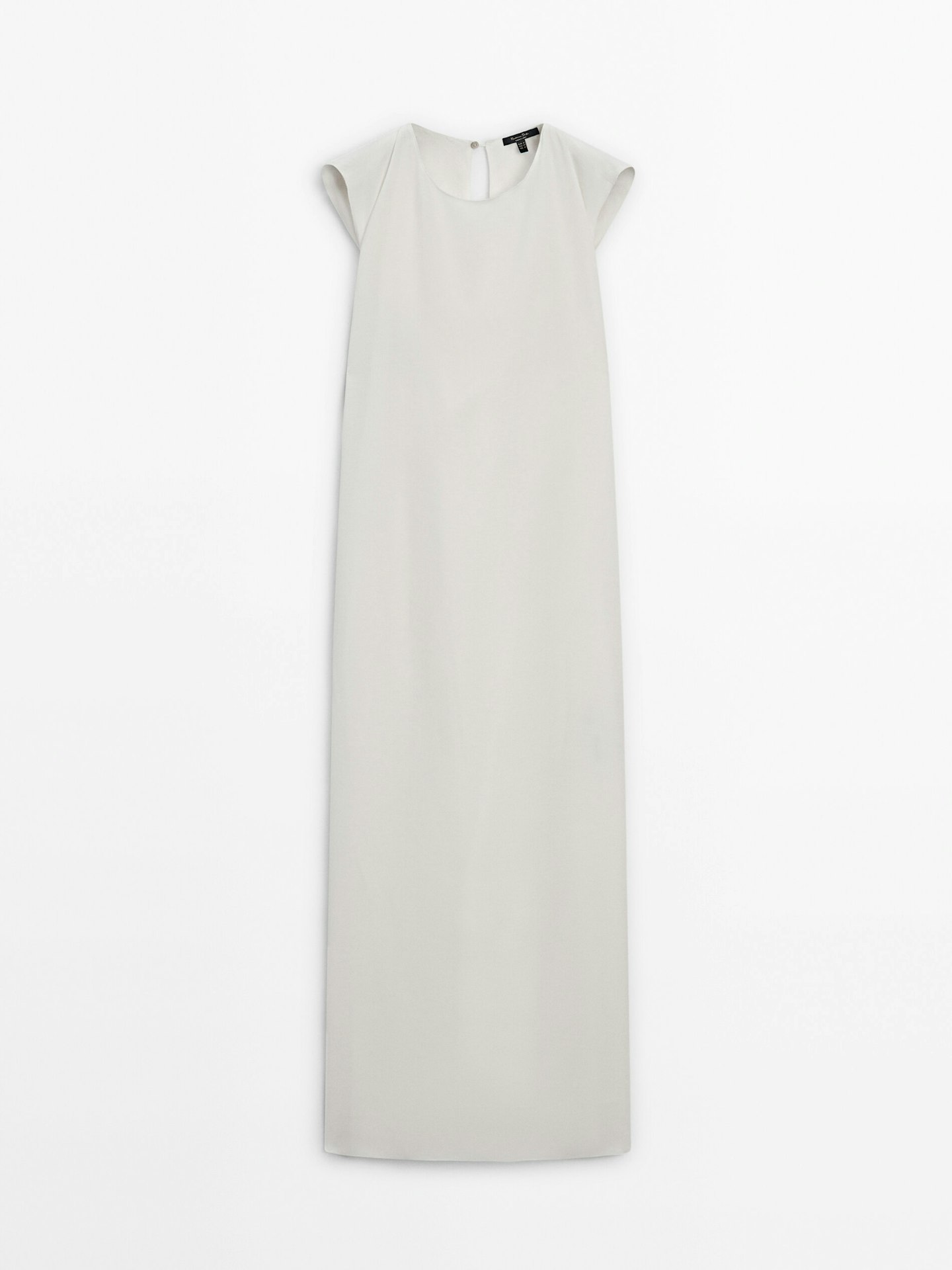 Massimo Dutti, Midi Dress With Criss-Cross Detail At The Back
