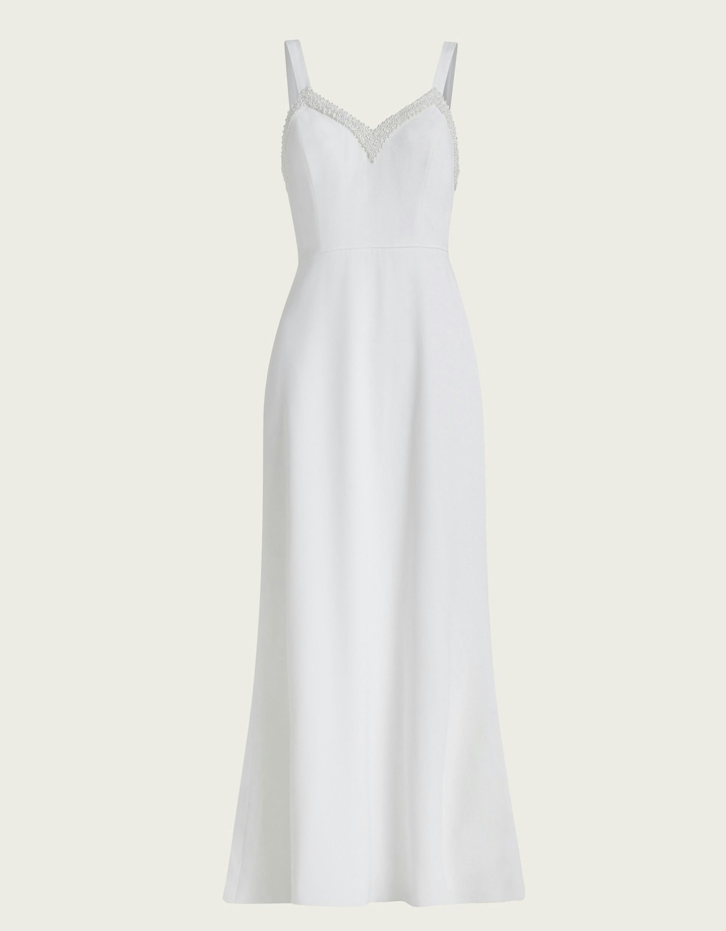 Monsoon, Kate Pearl-Trim Bridal Dress
