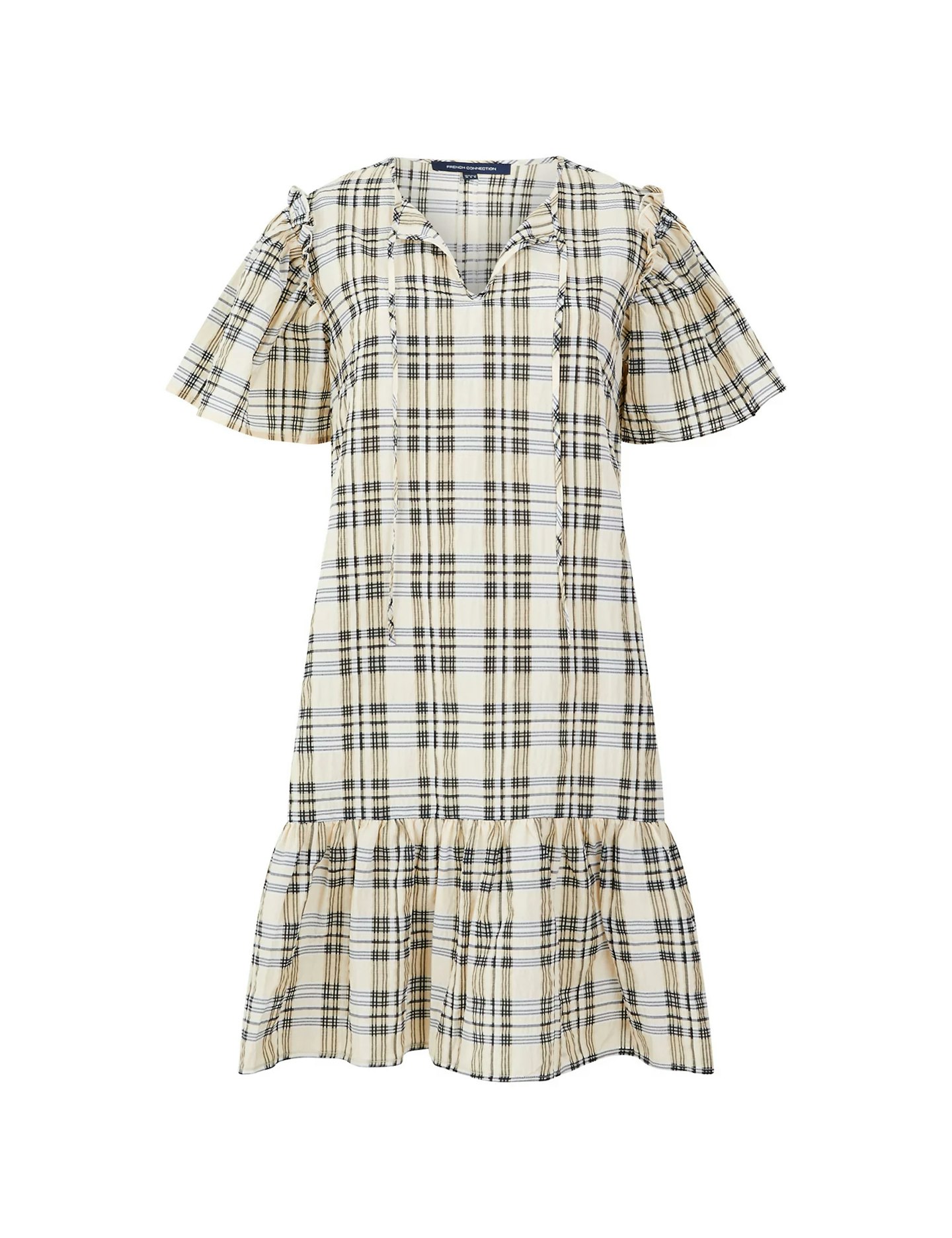 French Connection, Cotton Tiered Dress