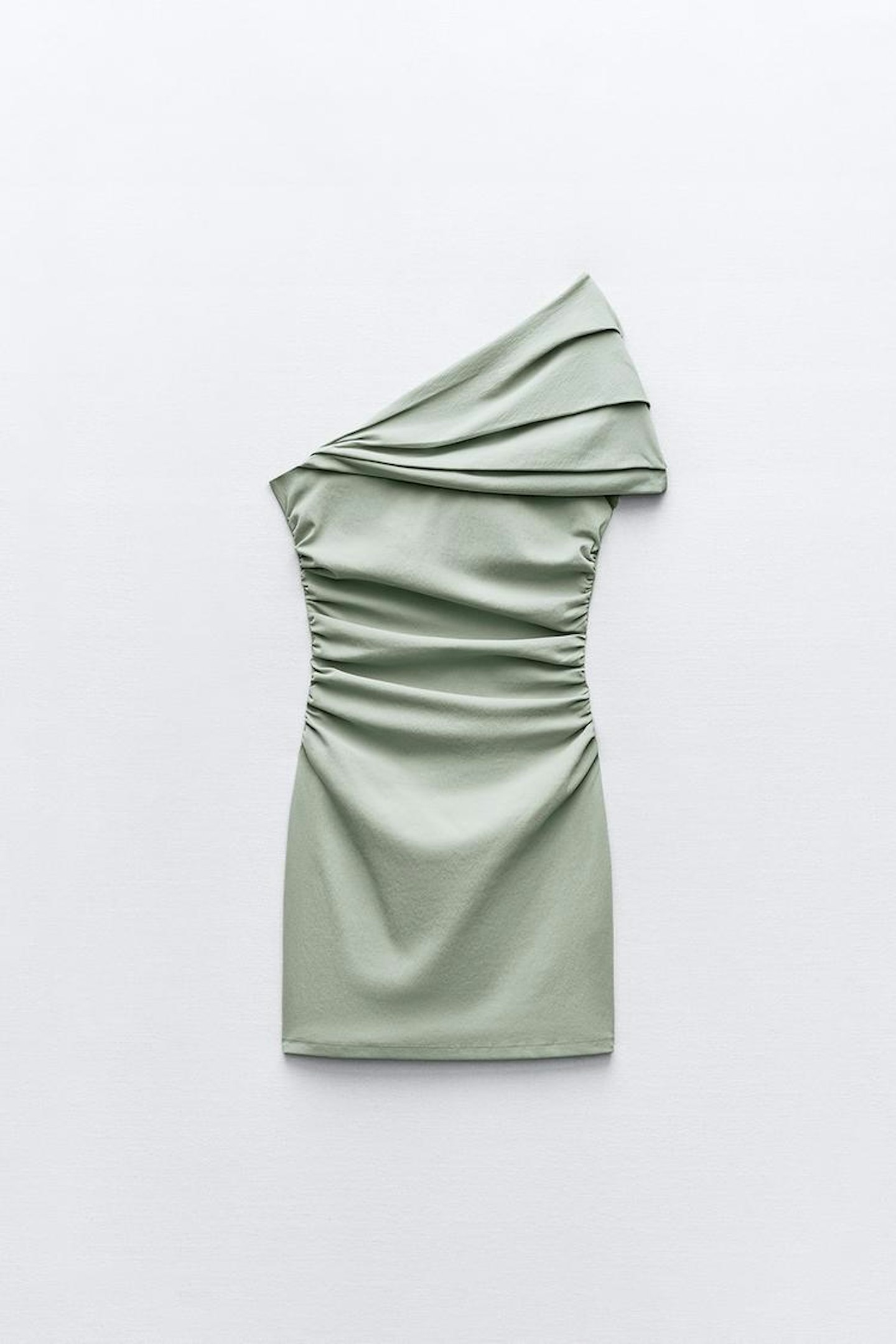 Zara, Off The Shoulder Asymmetric Dress