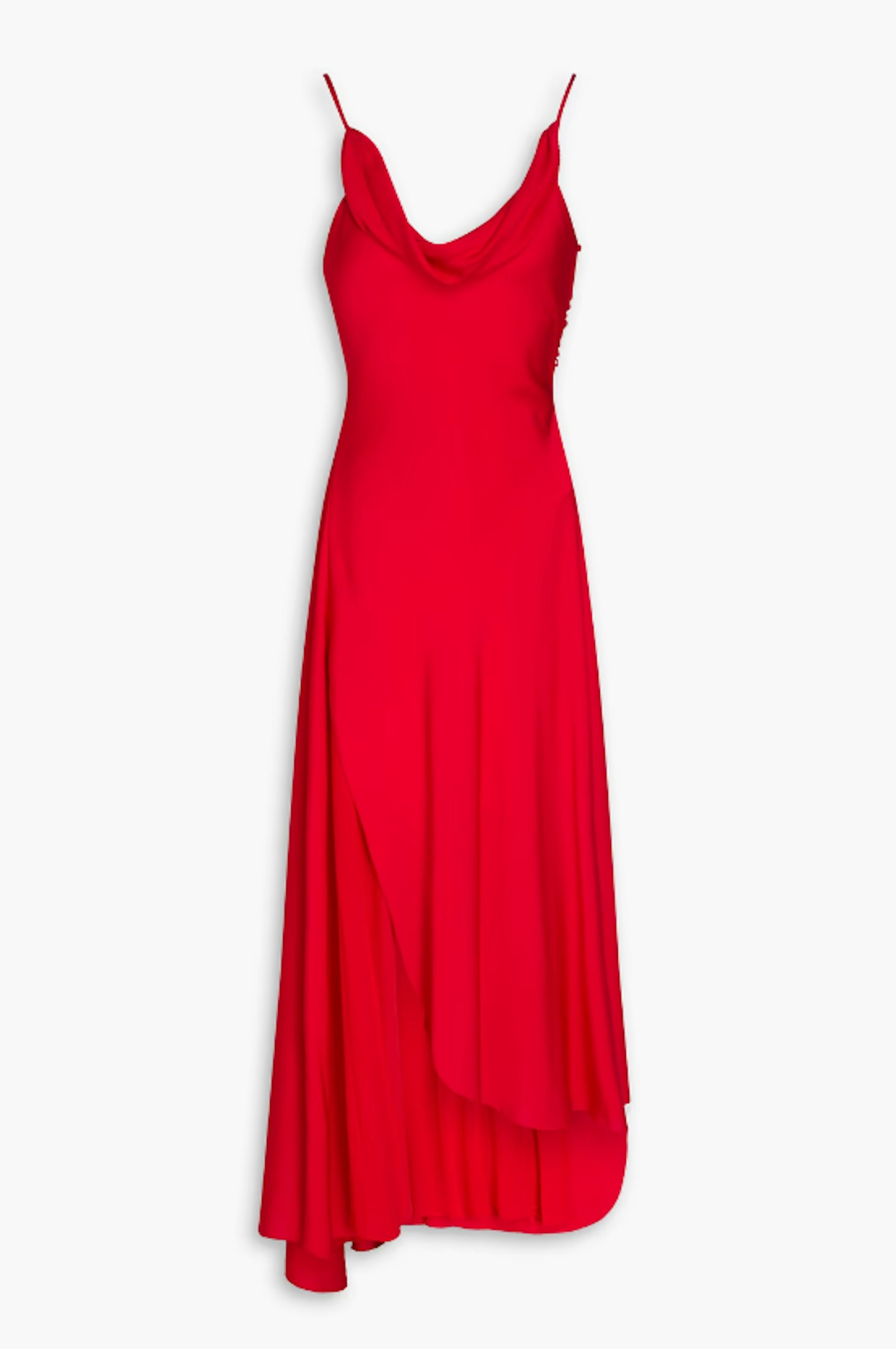 Nicholas Elsie Draped Chiffon Maxi