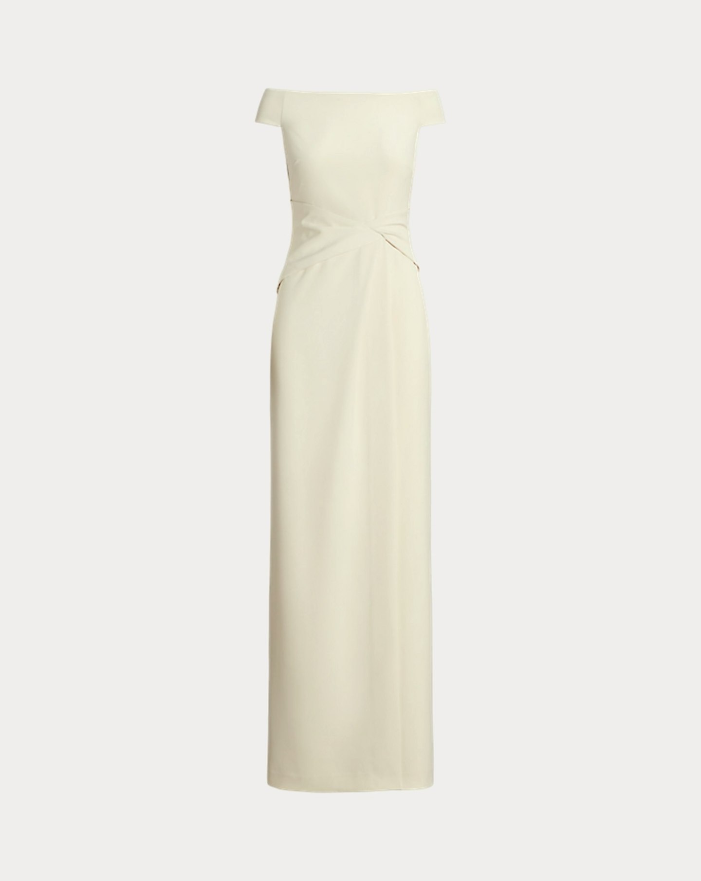 Ralph Lauren, Crepe Off-The-Shoulder Gown