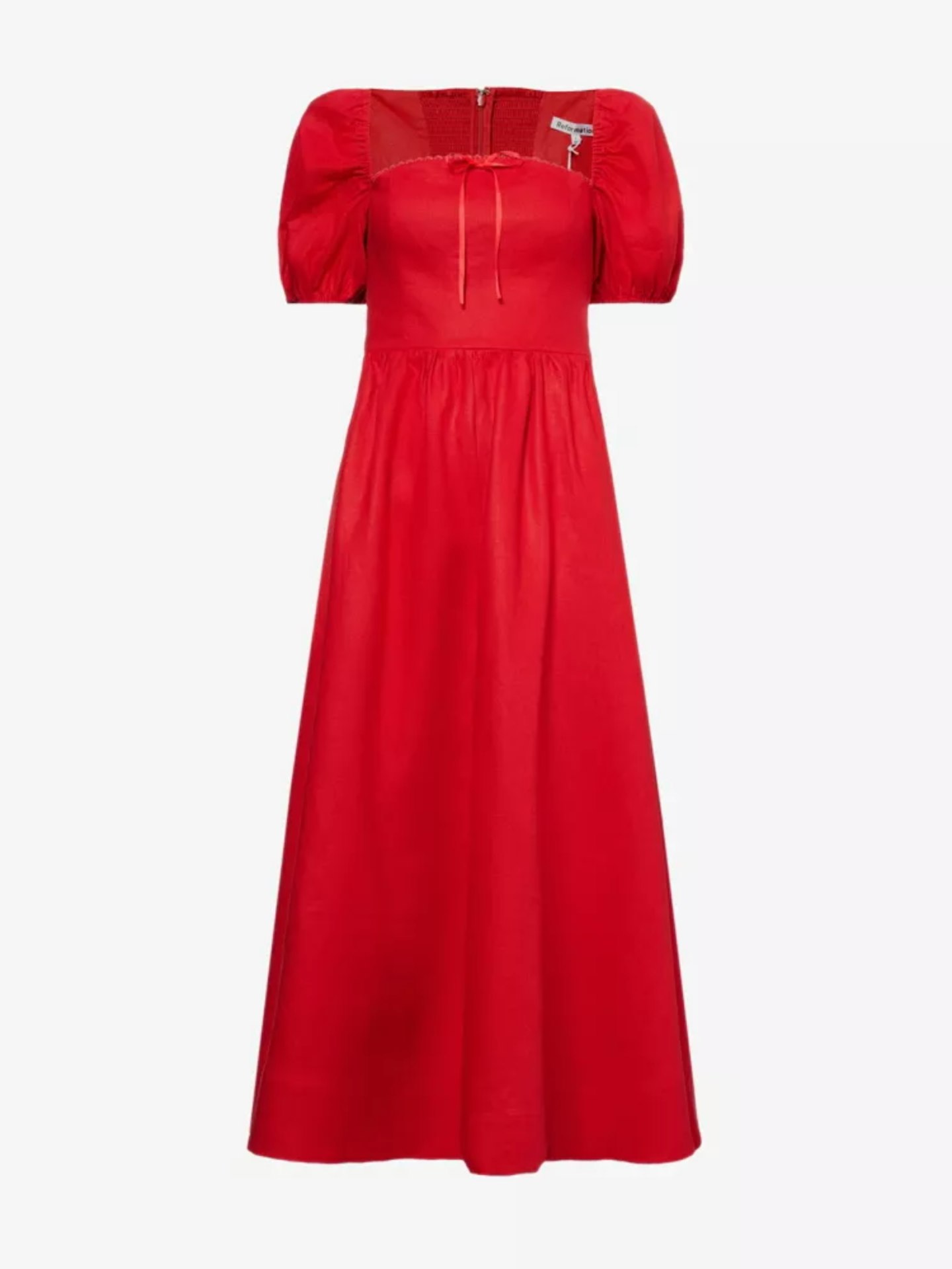 Reformation, Marella Linen Dress