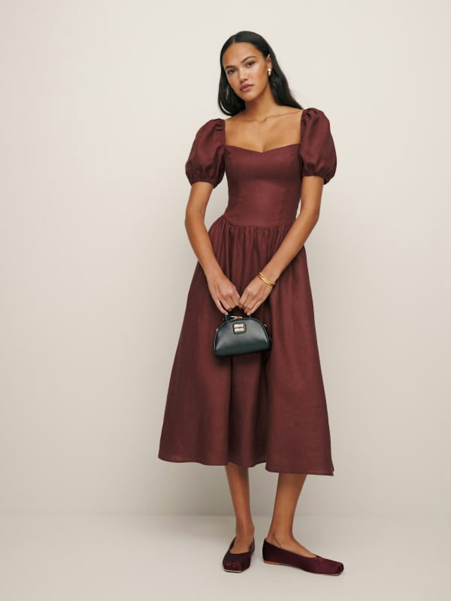 Reformation, Davila Linen Dress