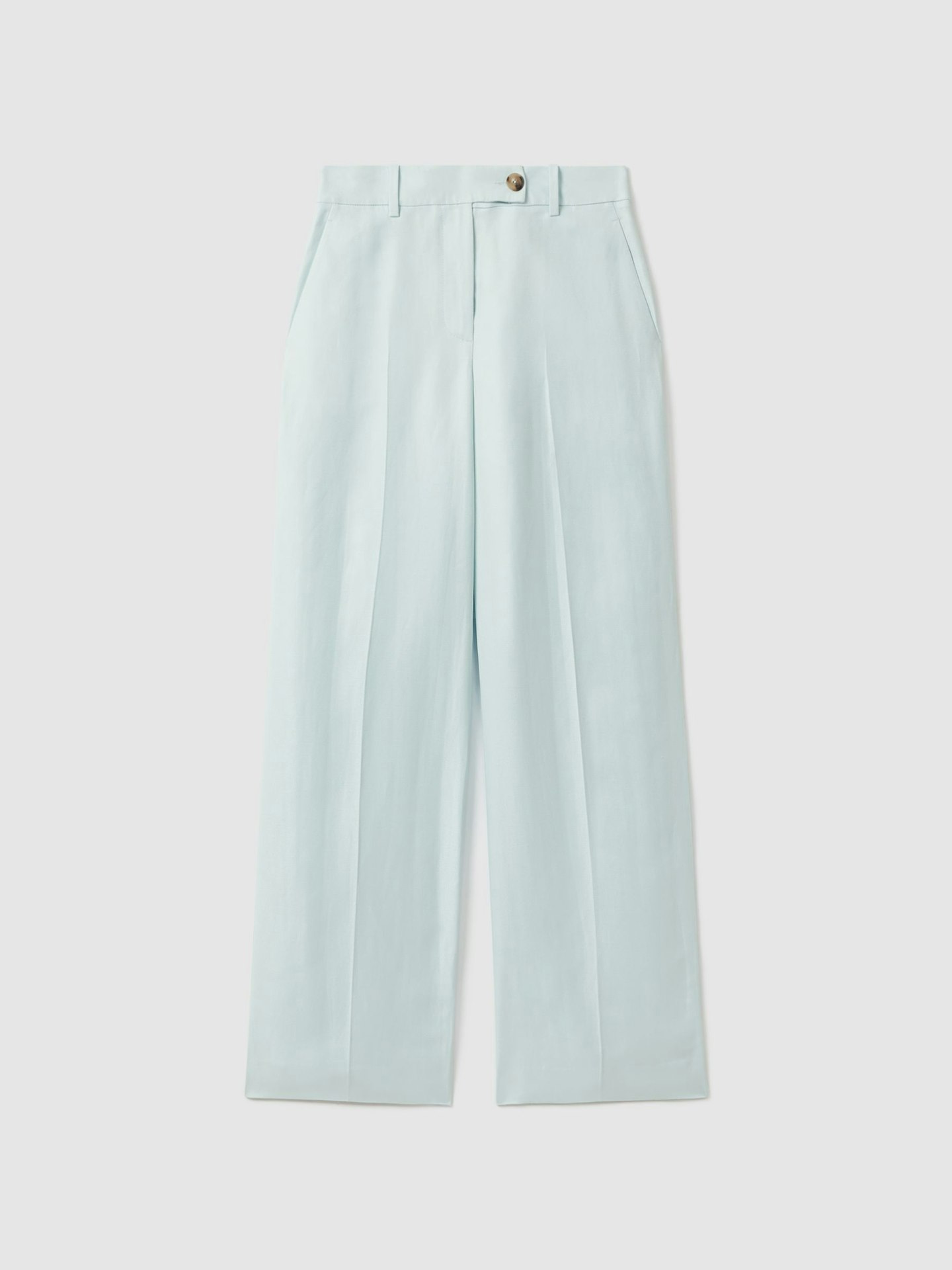 Reiss, Lori Viscose-Linen Wide-Leg Suit Trousers