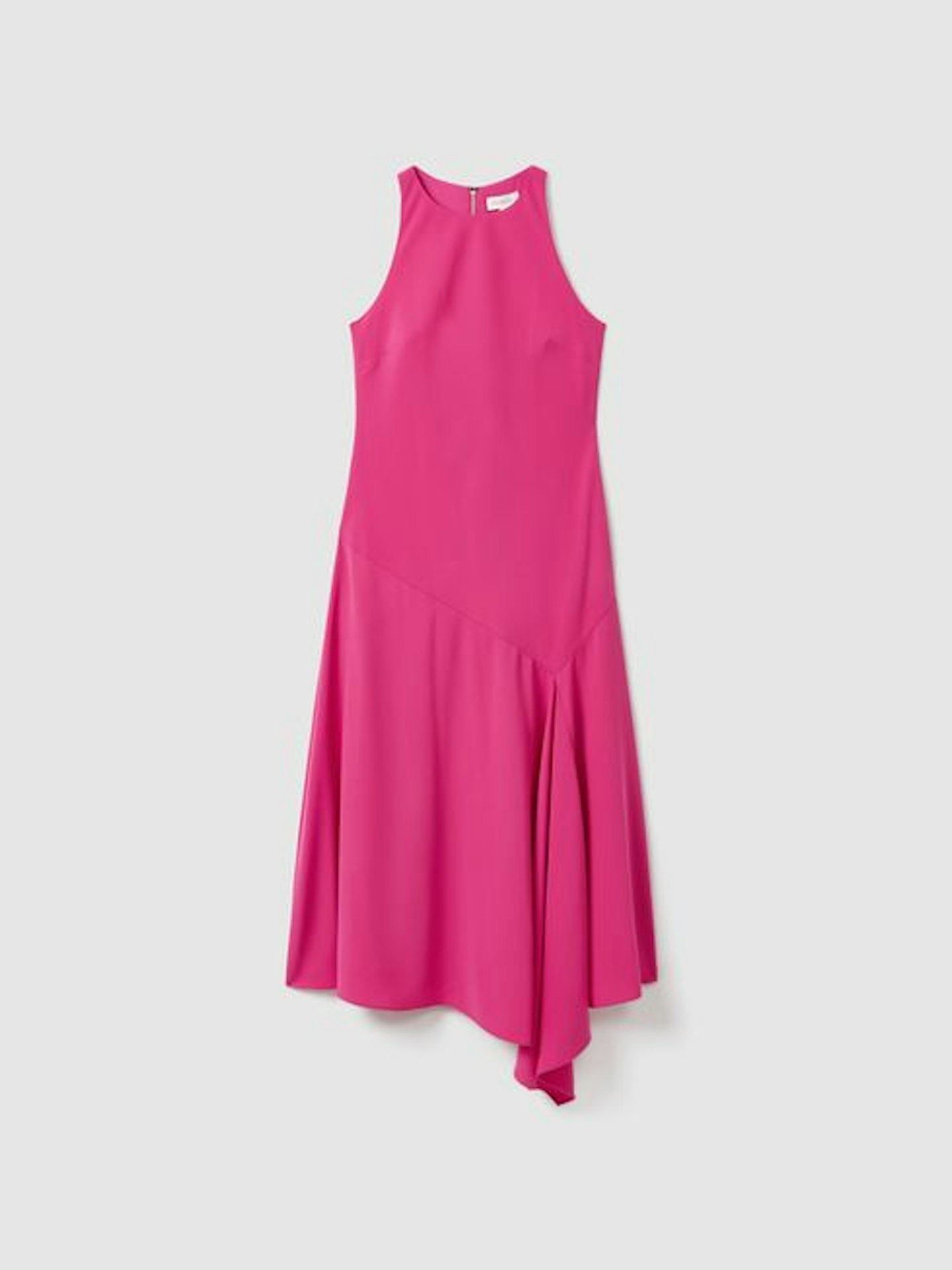 Reiss Asymmetrical Midi Dress