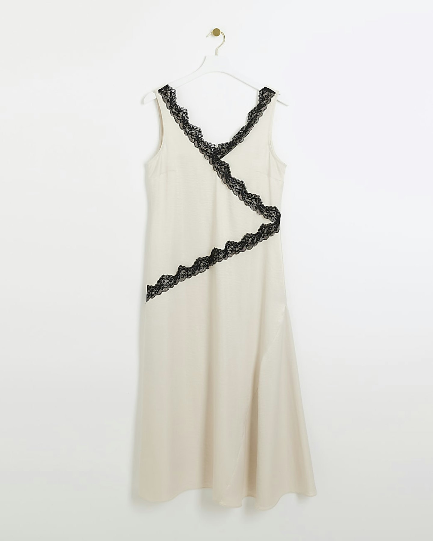 River Island, Lace Trim Slip Dress