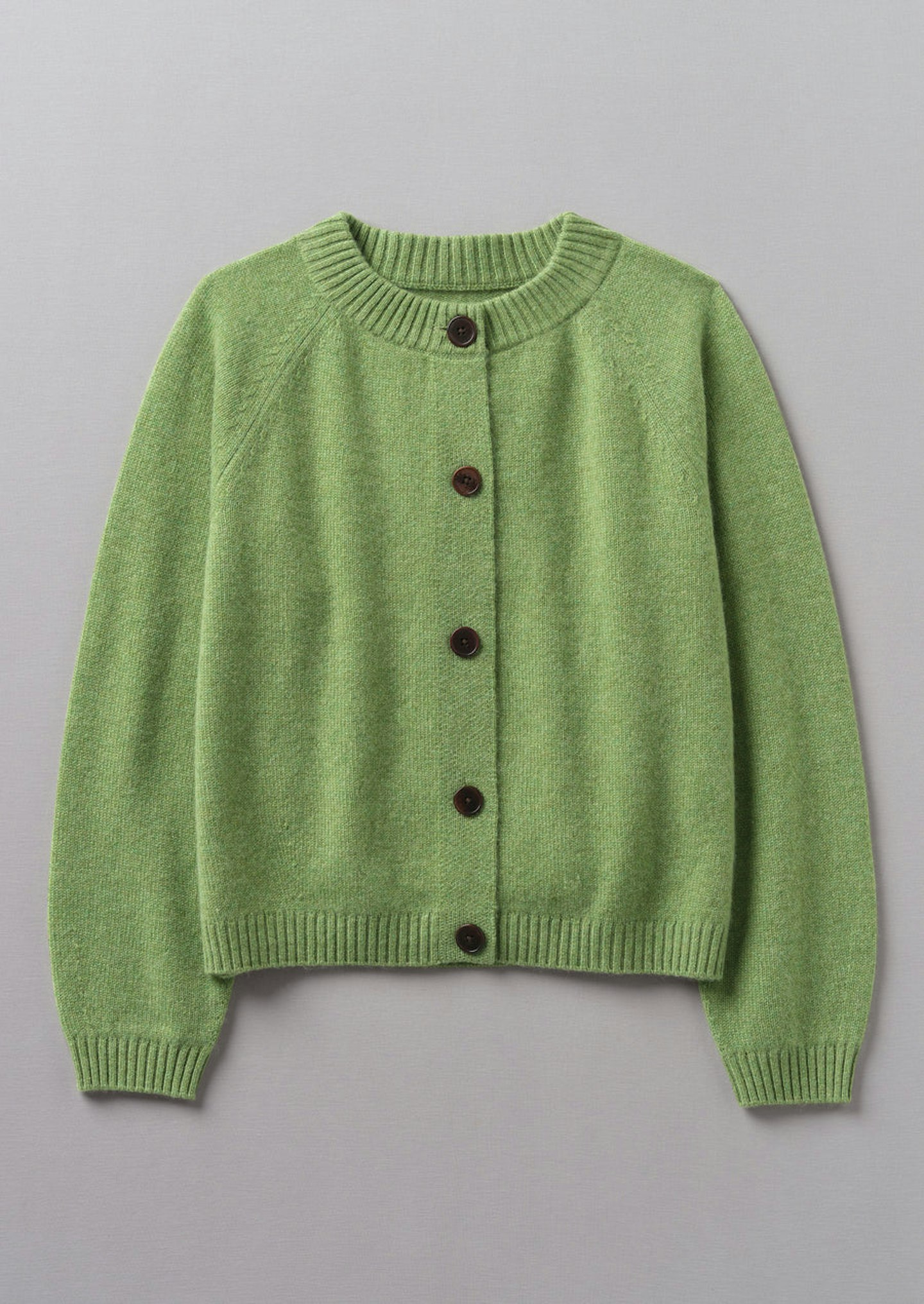 Toast, Wool Cashmere Raglan Cardigan