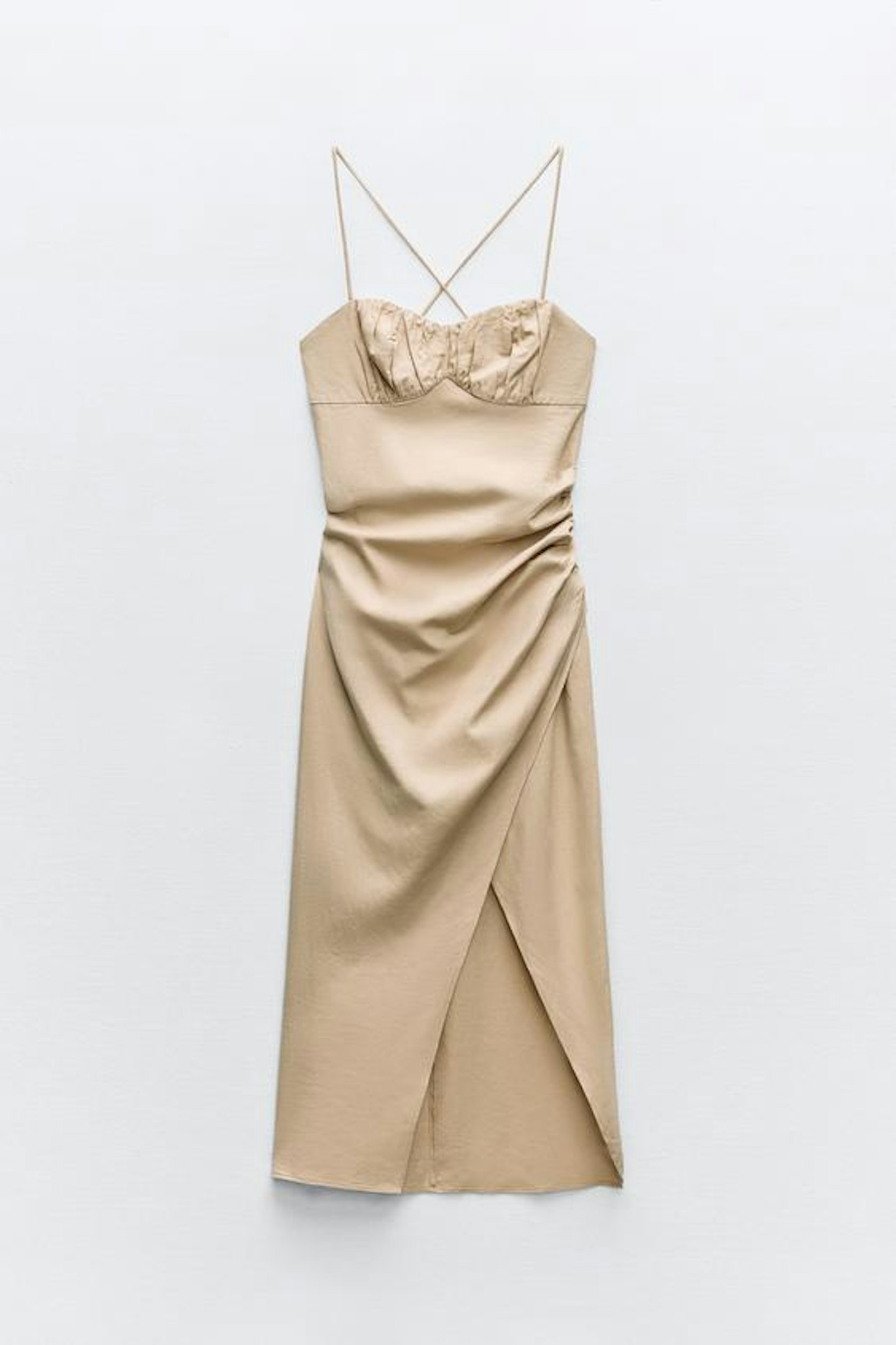 Zara, Linen Blend Dress