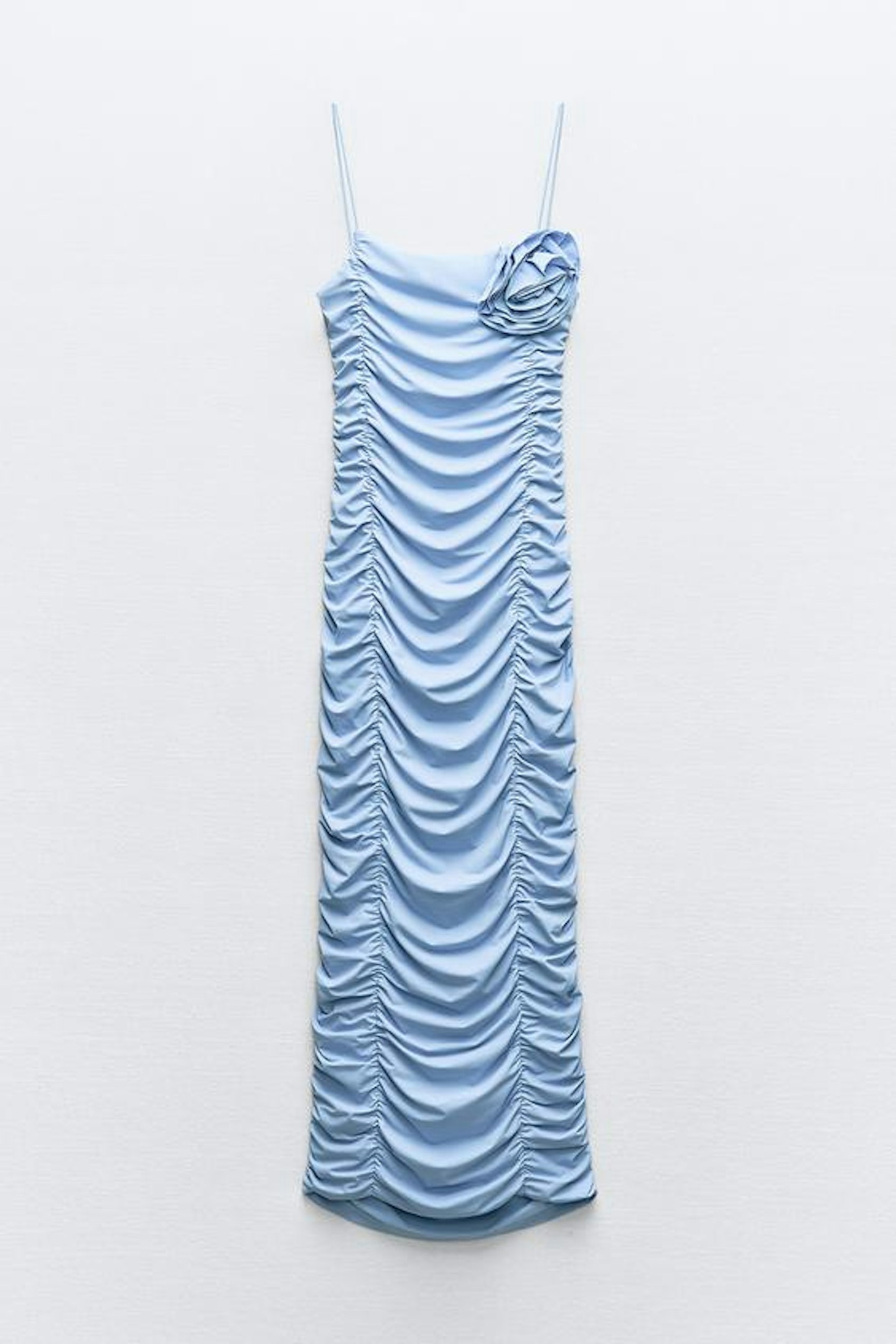 Zara Polyamide Draped Dress