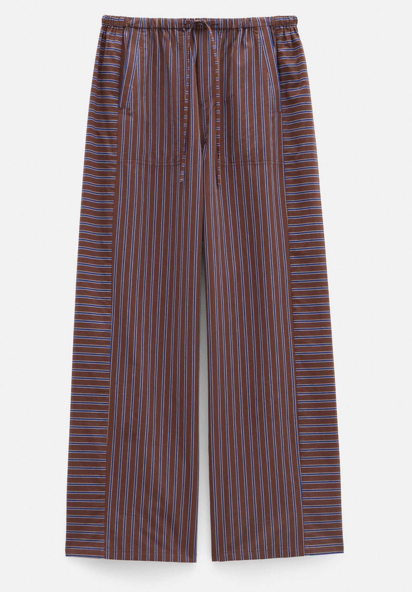 hush pull on pj stripe trousers