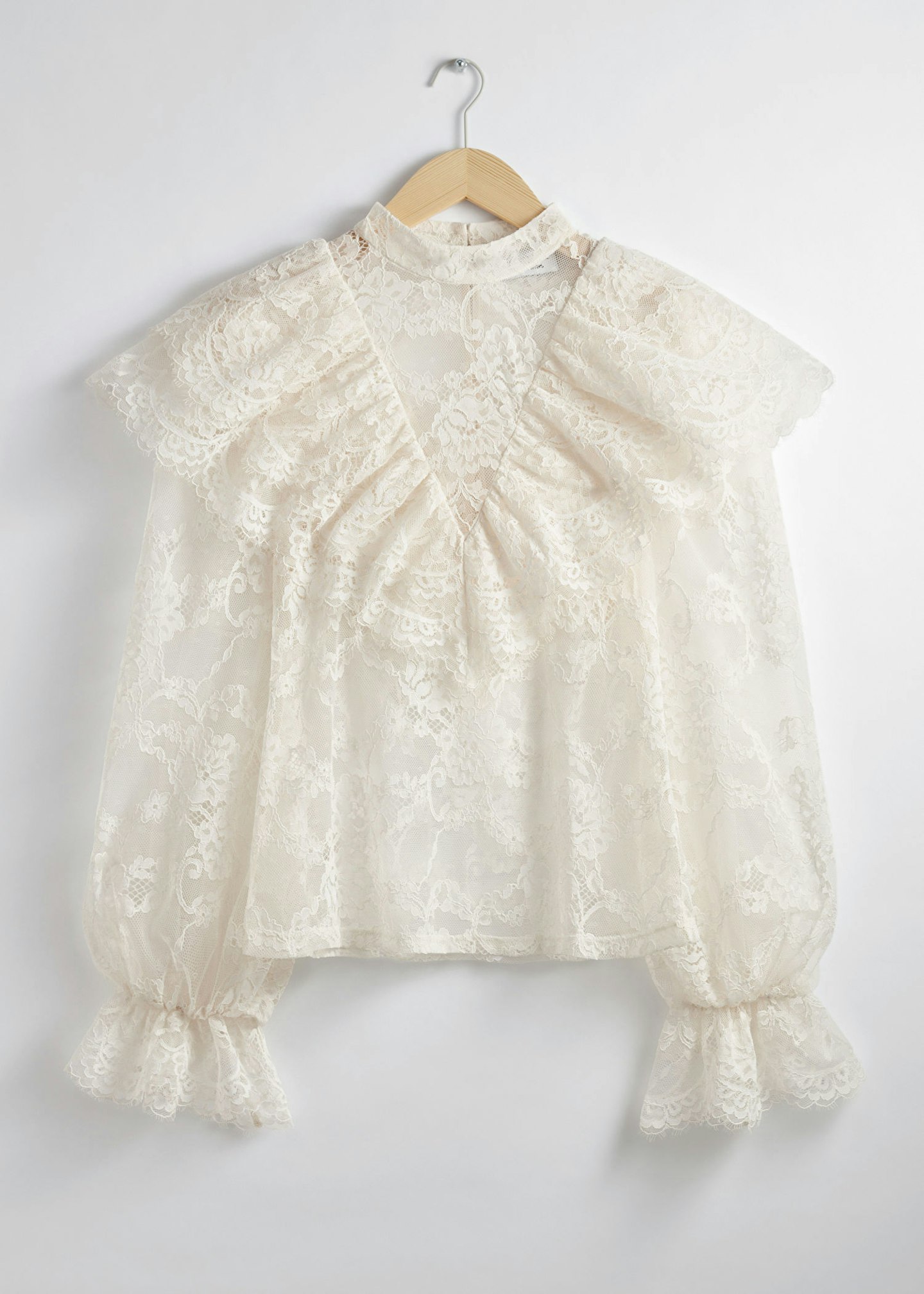 & Other Stories ruffle blouse 