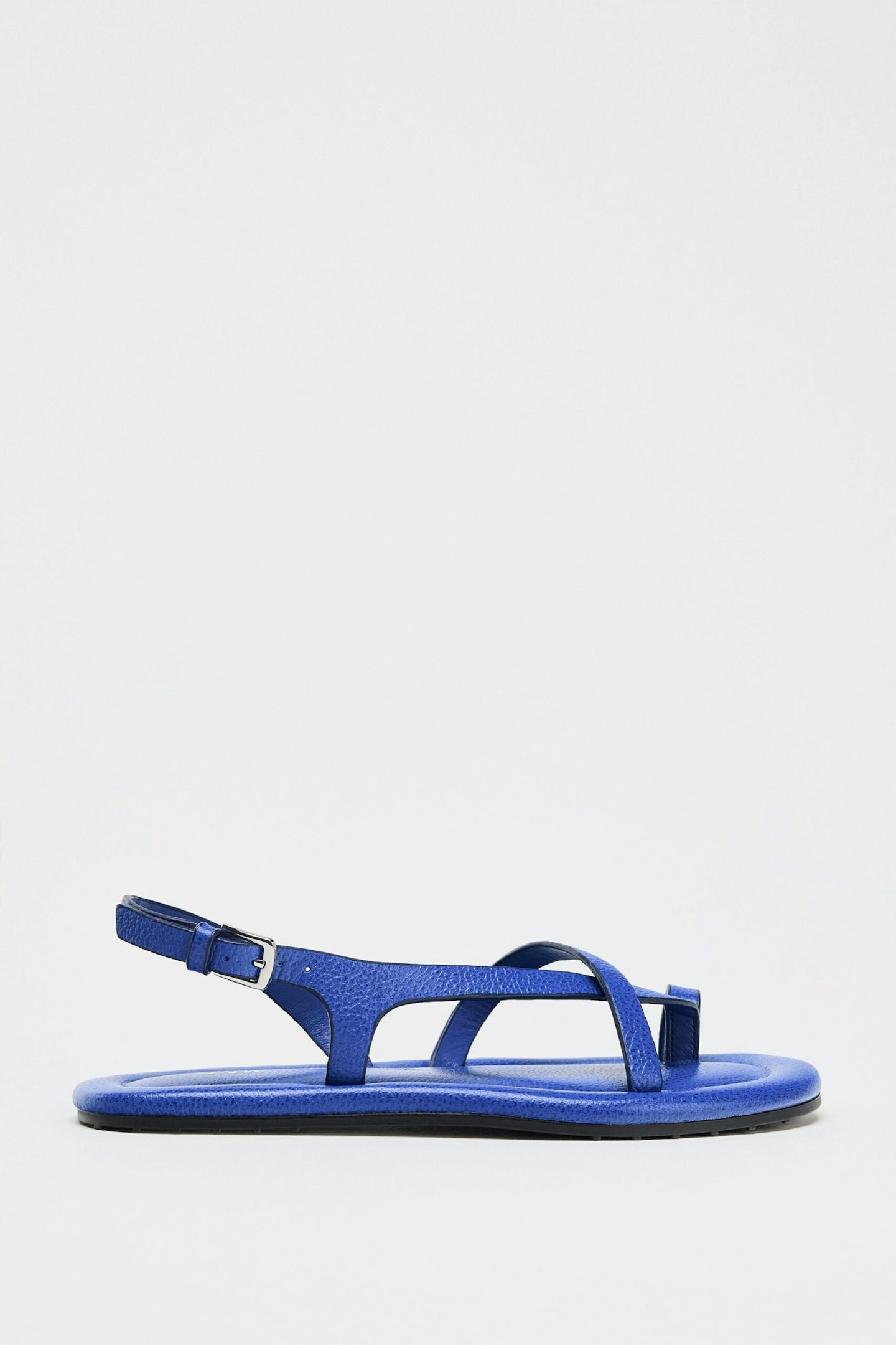 zara blue sandals