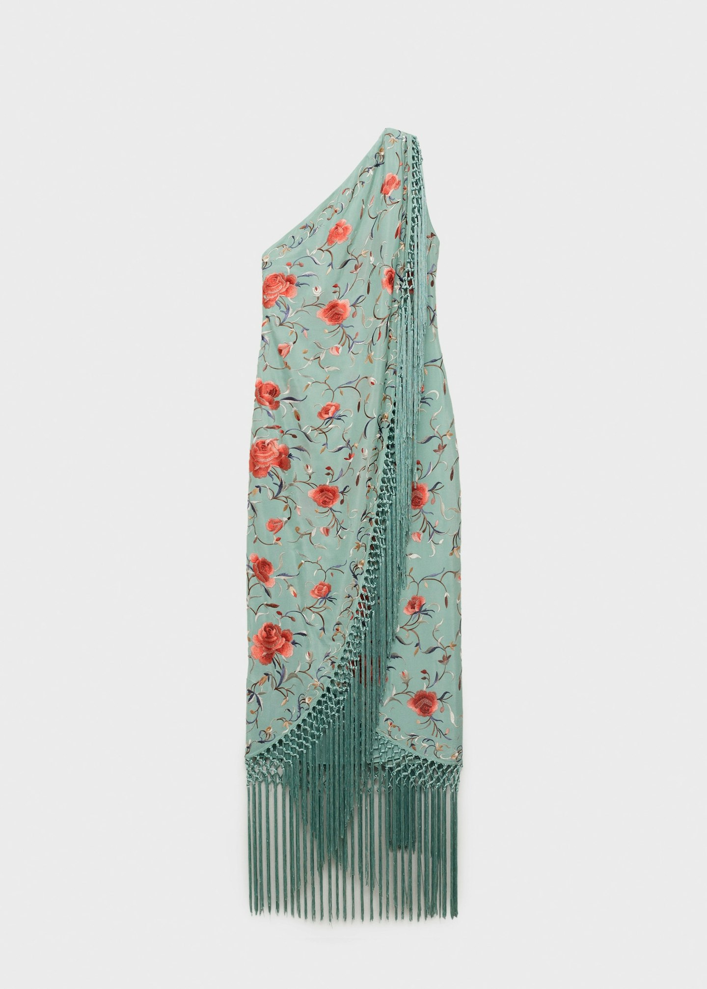 mango embroidered dress