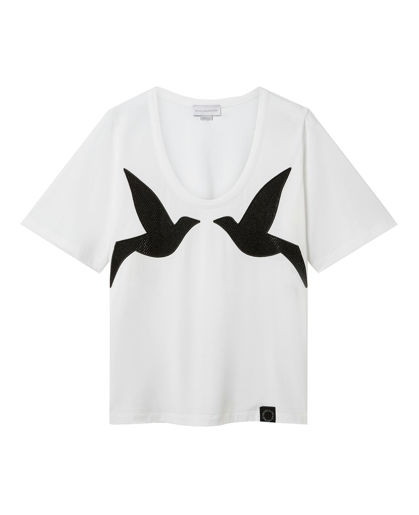 stella mccartney black bird tshirt